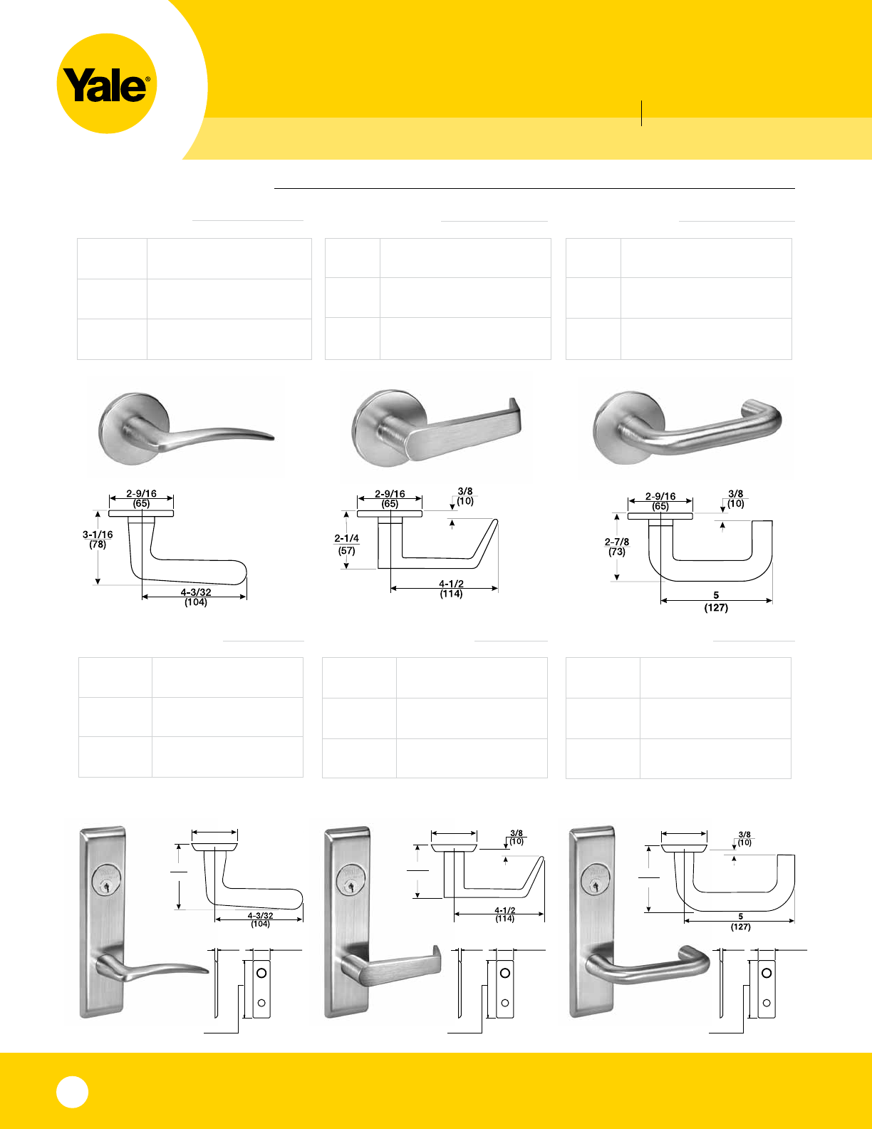 Yale Mortise Lock Parts Catalog