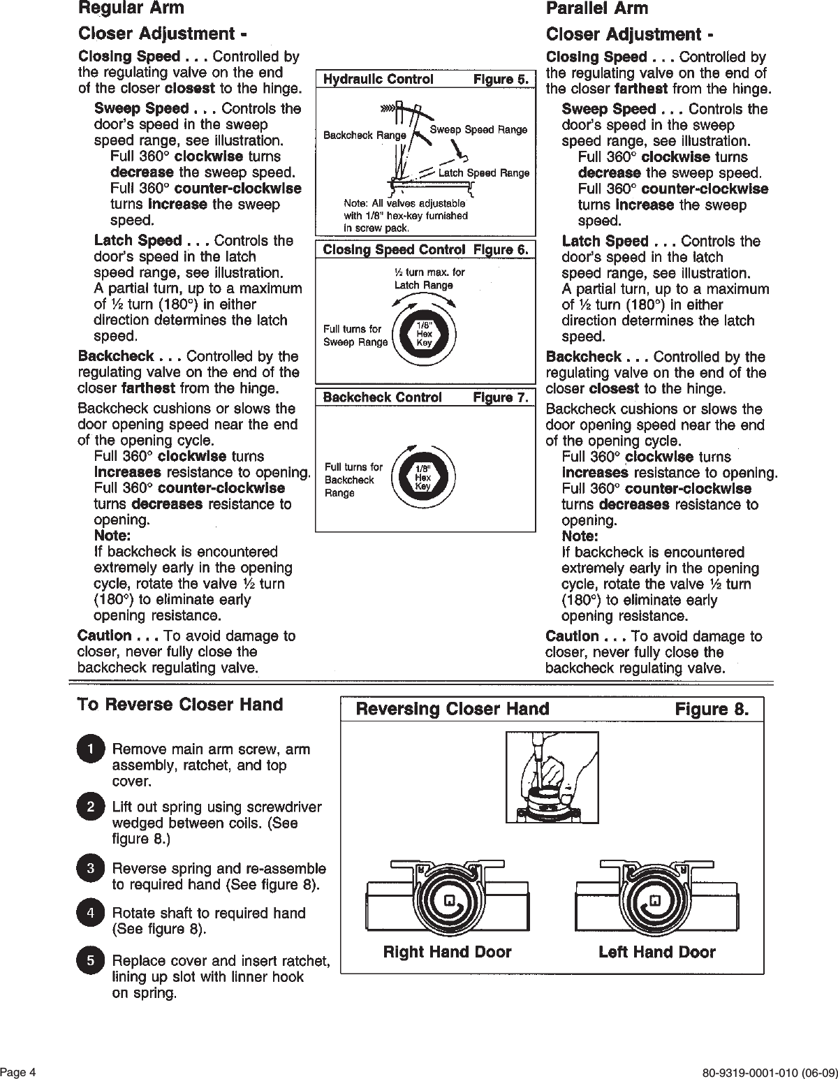 Page 4 of 6 - Yale 80-9319-0001-010 (06-09) 1900 Series Traditional Style Non-Hold Open Door Closers Yale1900-80-9319-0001-010