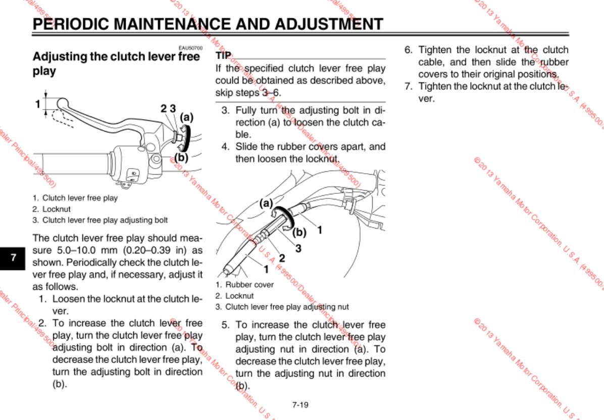 Yamaha 2014 Stryker Owners Manual