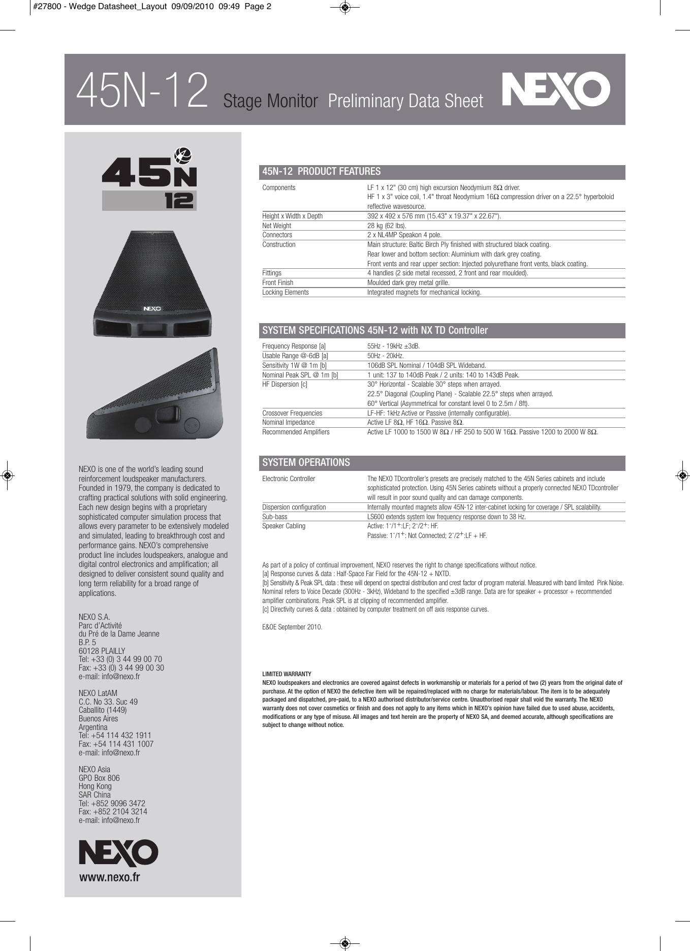 Page 2 of 2 - Yamaha 45N12-Data-Sheet Layout  Yamaha-45n12-data-sheet