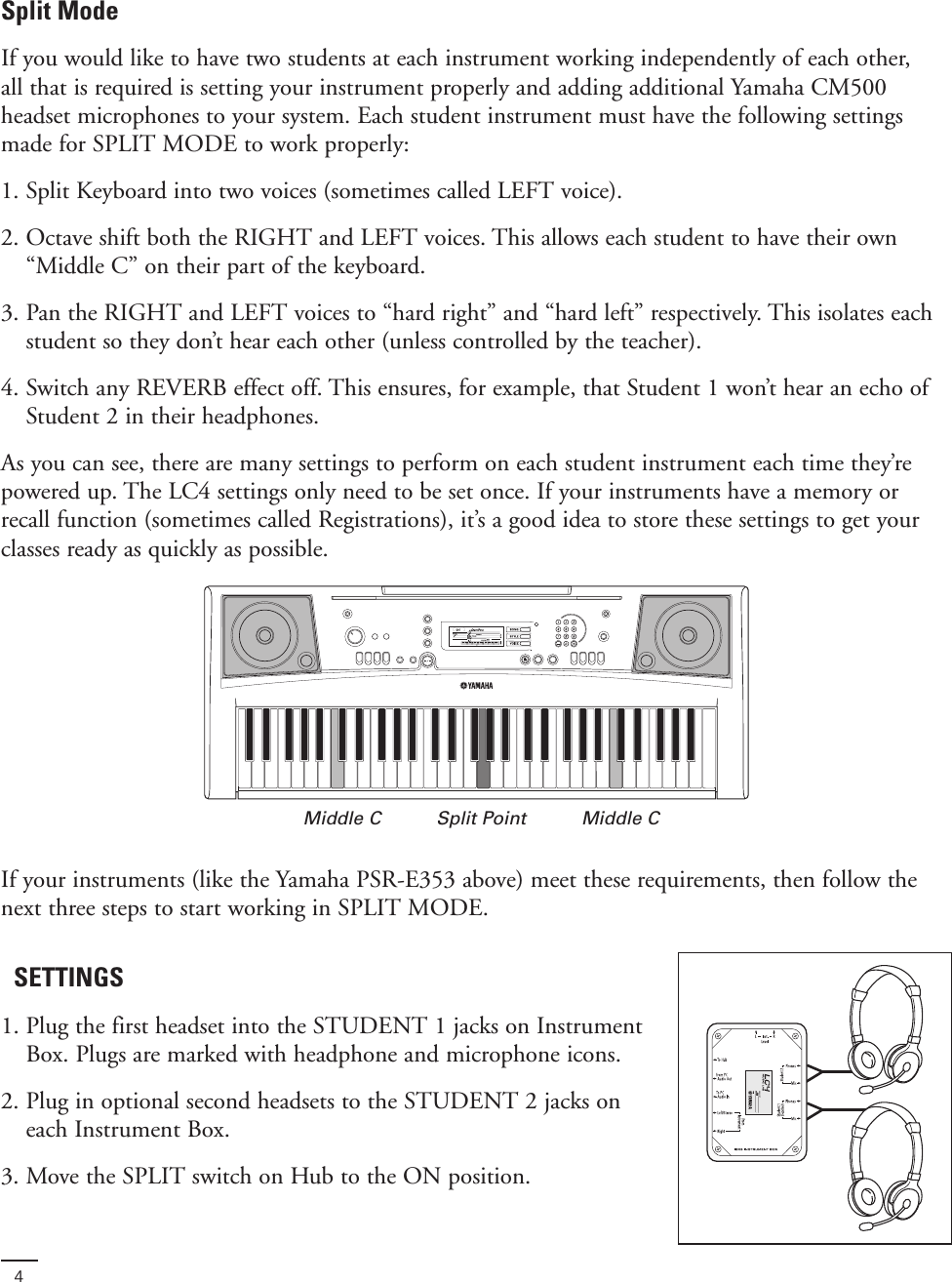 Yamaha LC4 Manual Installation Guide 66230