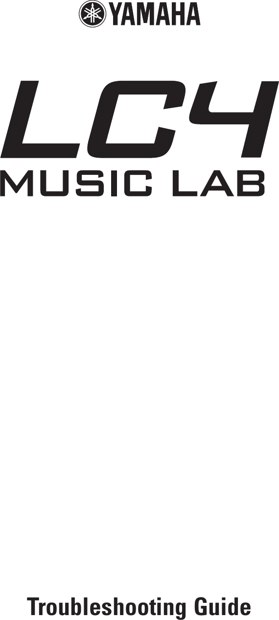 Page 1 of 3 - Yamaha  LC4 Manual Troubleshooting Guide (Feb. 2016) 66233 Feb 2016