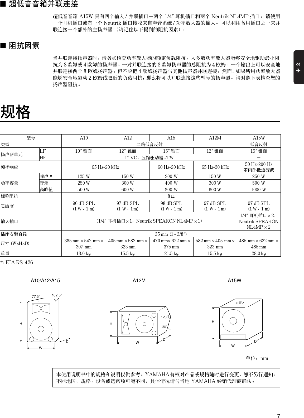 Page 4 of 5 - Yamaha A12-Owners-Manual  Yamaha-a12-owners-manual