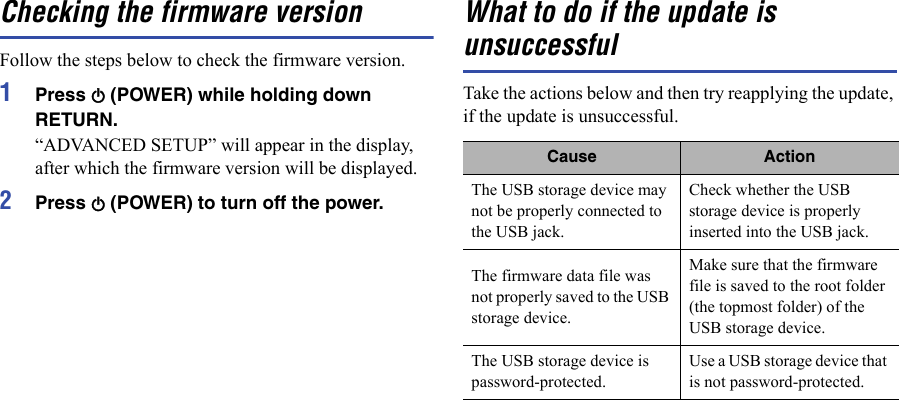 Page 2 of 3 - Yamaha R-N803/N-803D Firmware Update Installation Manual AV RN803 N803D