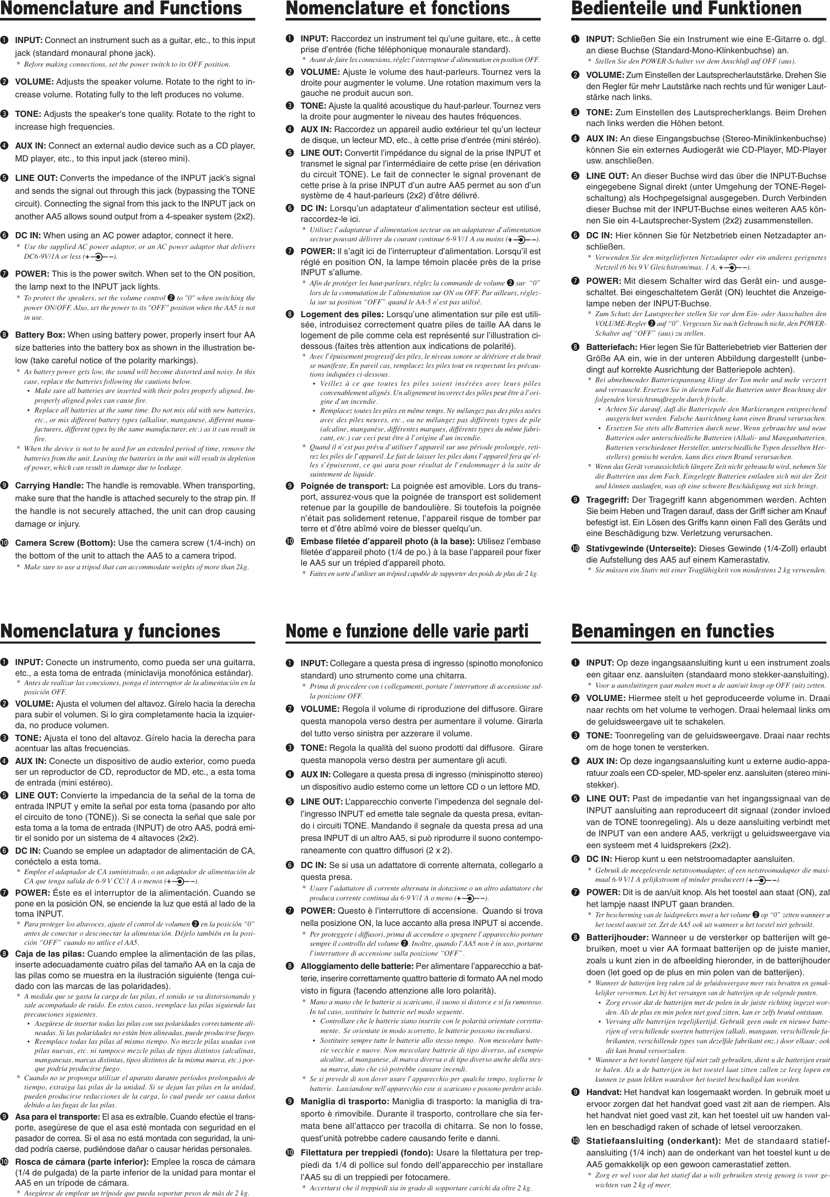 Page 3 of 4 - Yamaha Aa5-Owners-Manual  Yamaha-aa5-owners-manual
