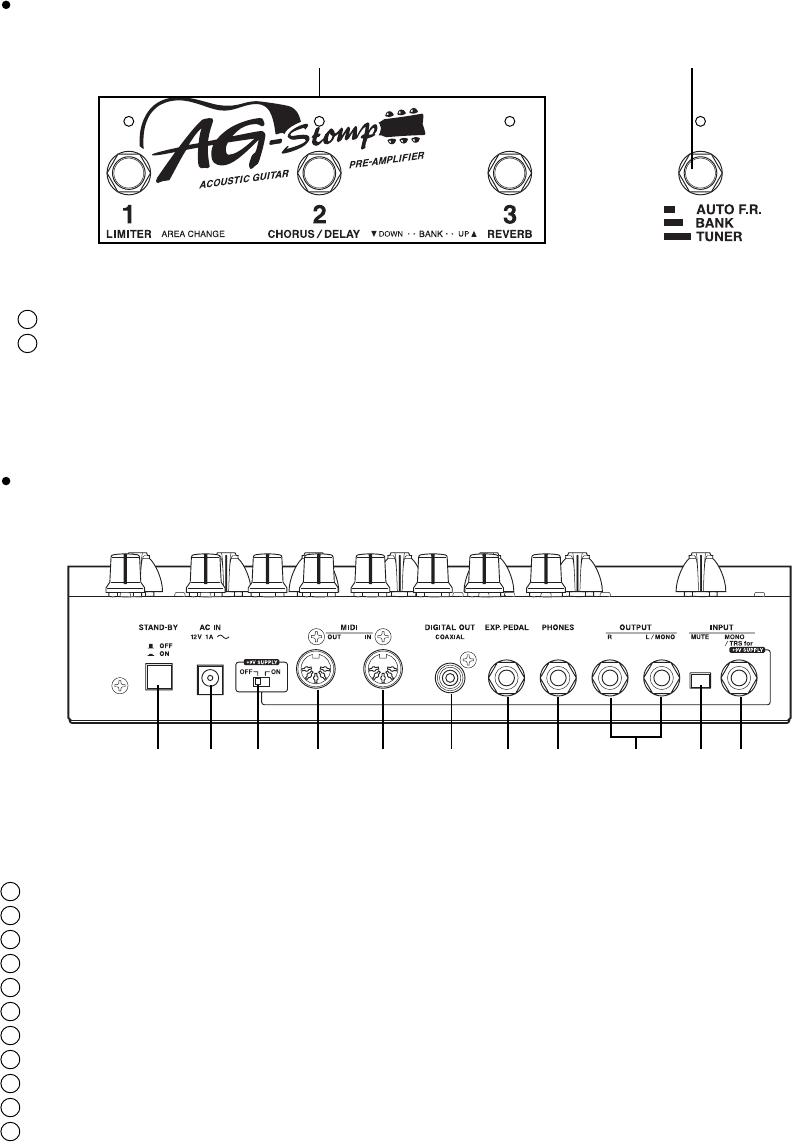 Yamaha Ag Stomp Ga 011589 Users Manual