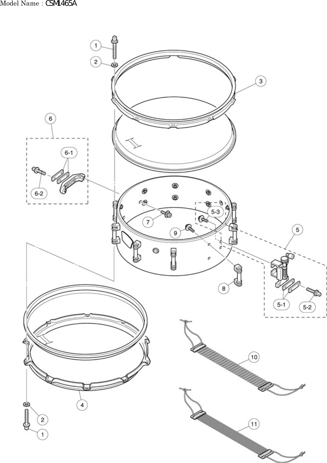 Page 1 of 2 - Yamaha PARTS CSM-1465A Diagram