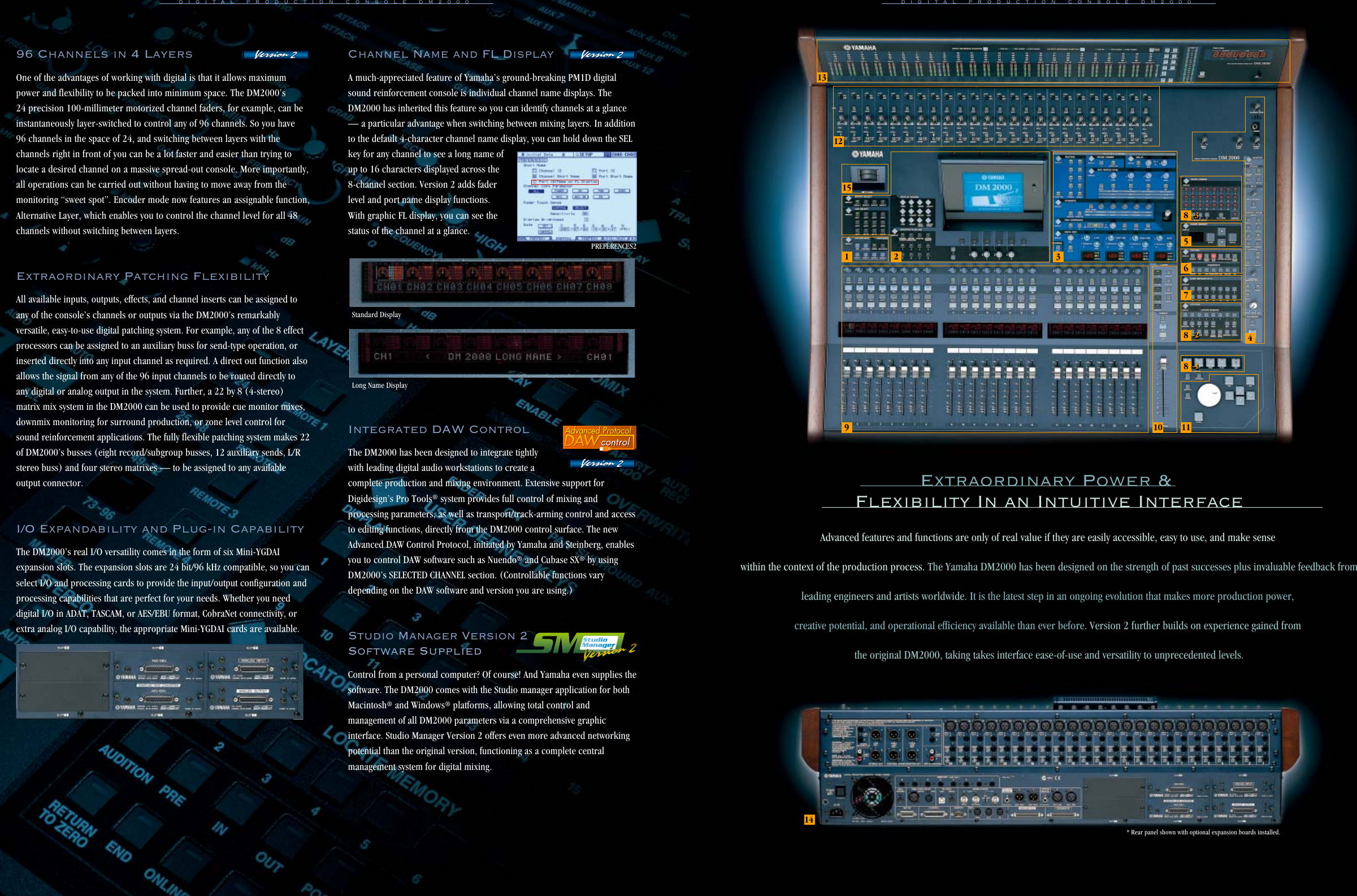 Page 3 of 11 - Yamaha 01_24ver2 If Not Then DM2000V2 Brochure 052605