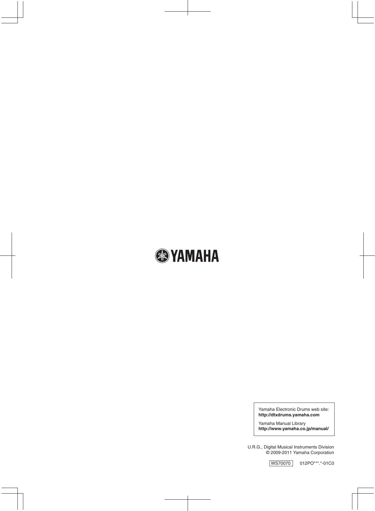 Page 9 of 9 - Yamaha Dtx-Xp100Sd-Users-Manual XP100T/100SD/120T/120SD Owner's Manual  Yamaha-dtx-xp100sd-users-manual