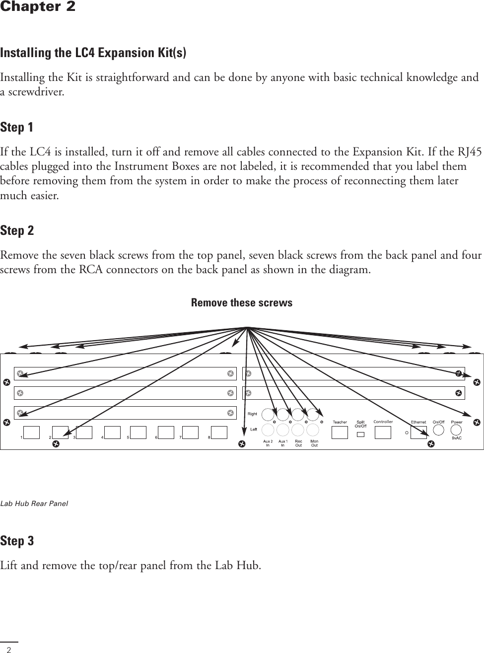 Page 4 of 8 - Yamaha  Expansion Kit Guide