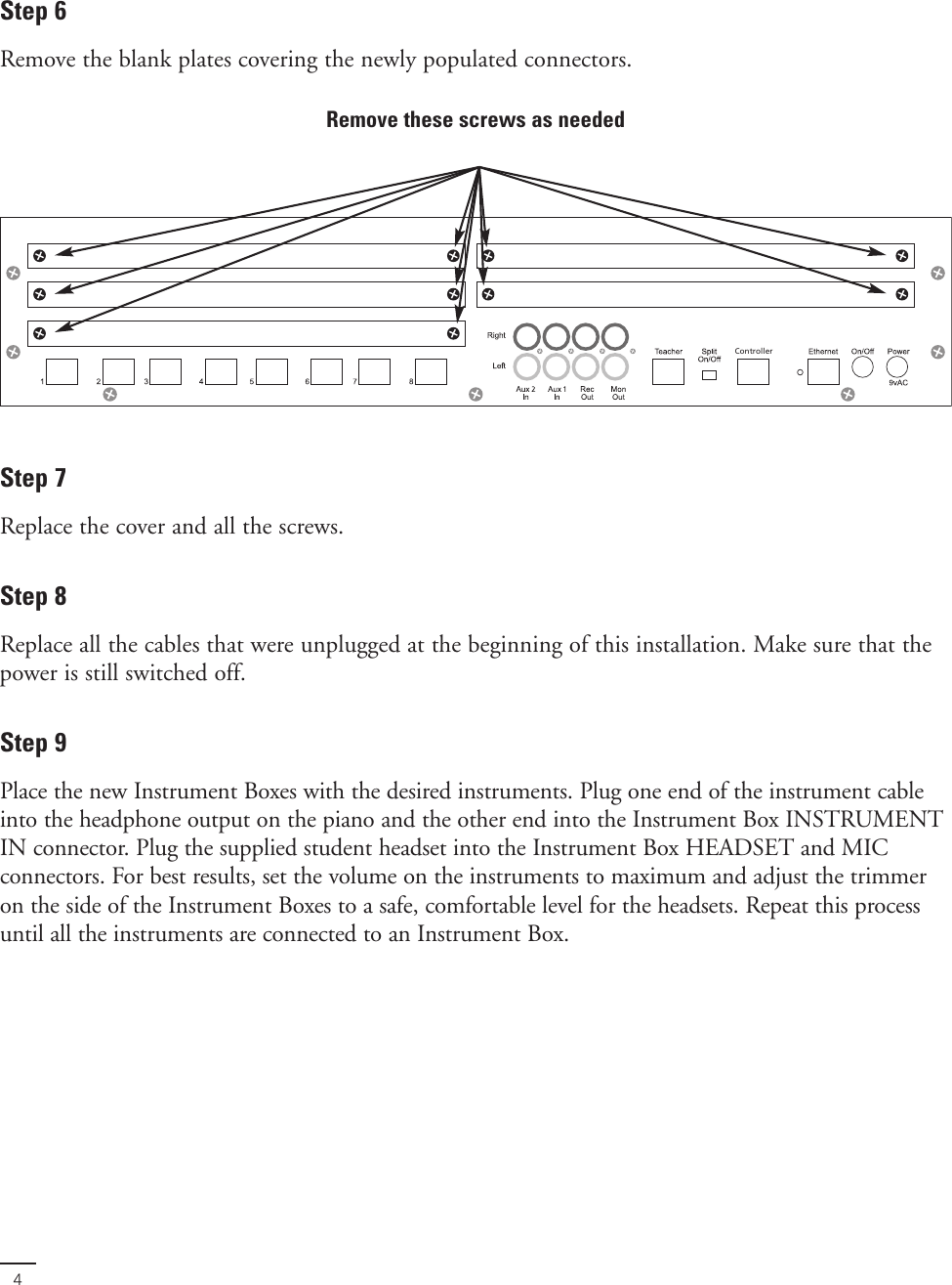 Page 6 of 8 - Yamaha  Expansion Kit Guide