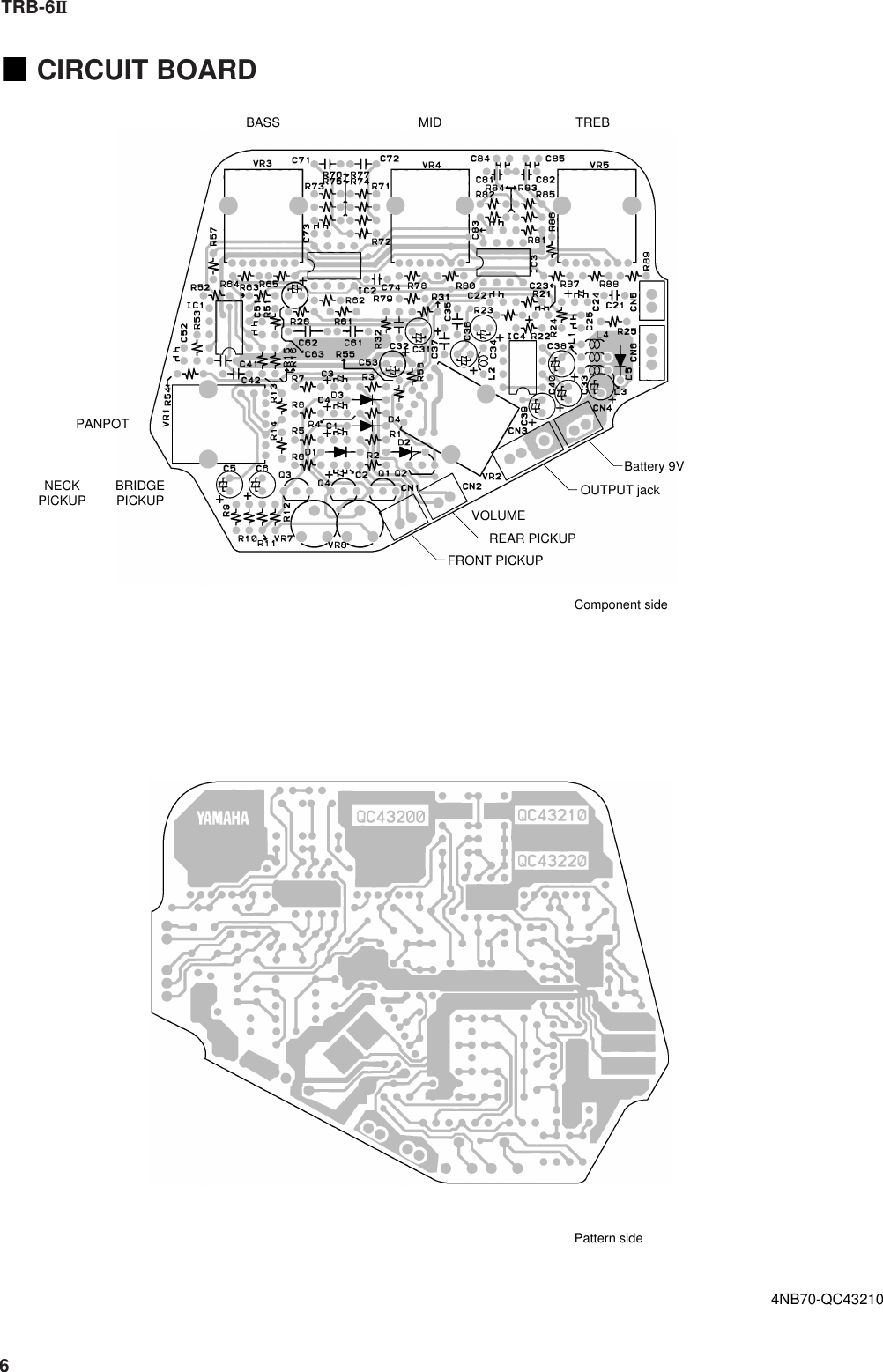 Page 6 of 8 - Yamaha Guitar-11391-Users-Manual TRB-6II  Yamaha-guitar-11391-users-manual
