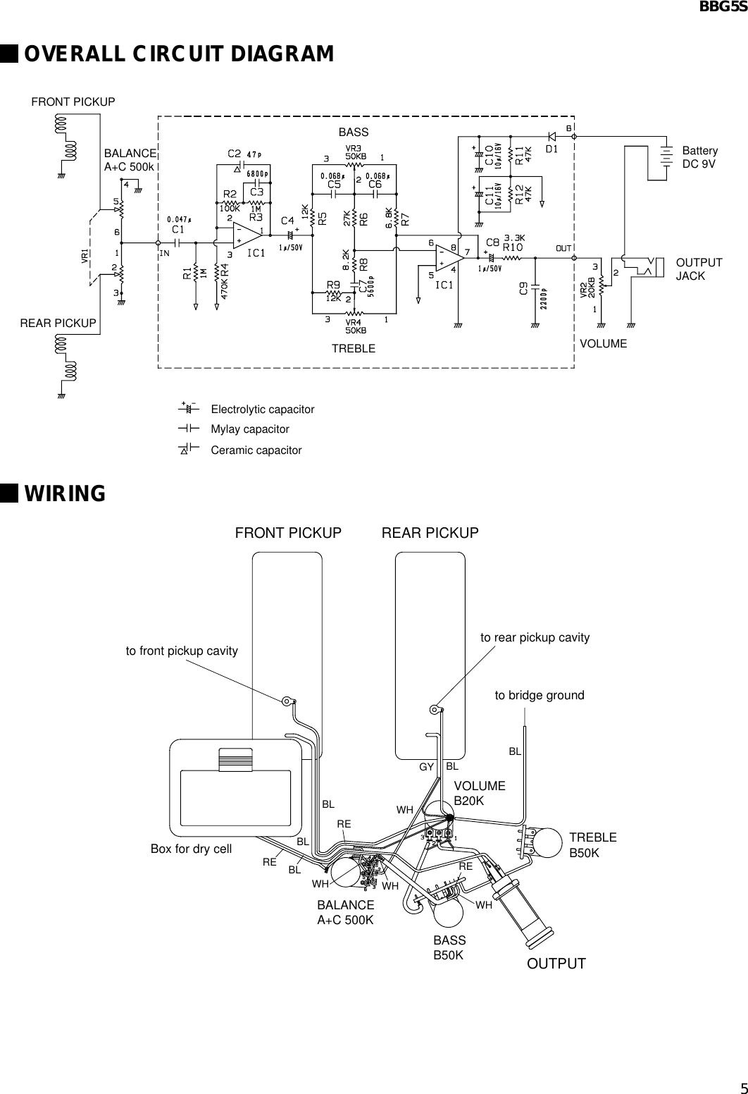 Page 5 of 6 - Yamaha Guitar-Bbg5S-Users-Manual ELECTRIC BASS  Yamaha-guitar-bbg5s-users-manual