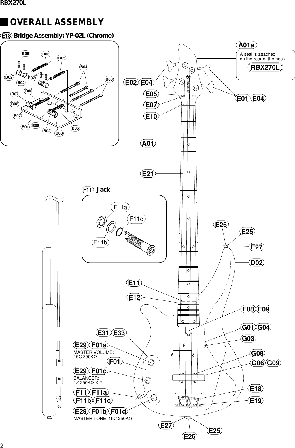 Page 2 of 4 - Yamaha Guitar-Electric-Bass-Users-Manual ELECTRIC BASS  Yamaha-guitar-electric-bass-users-manual