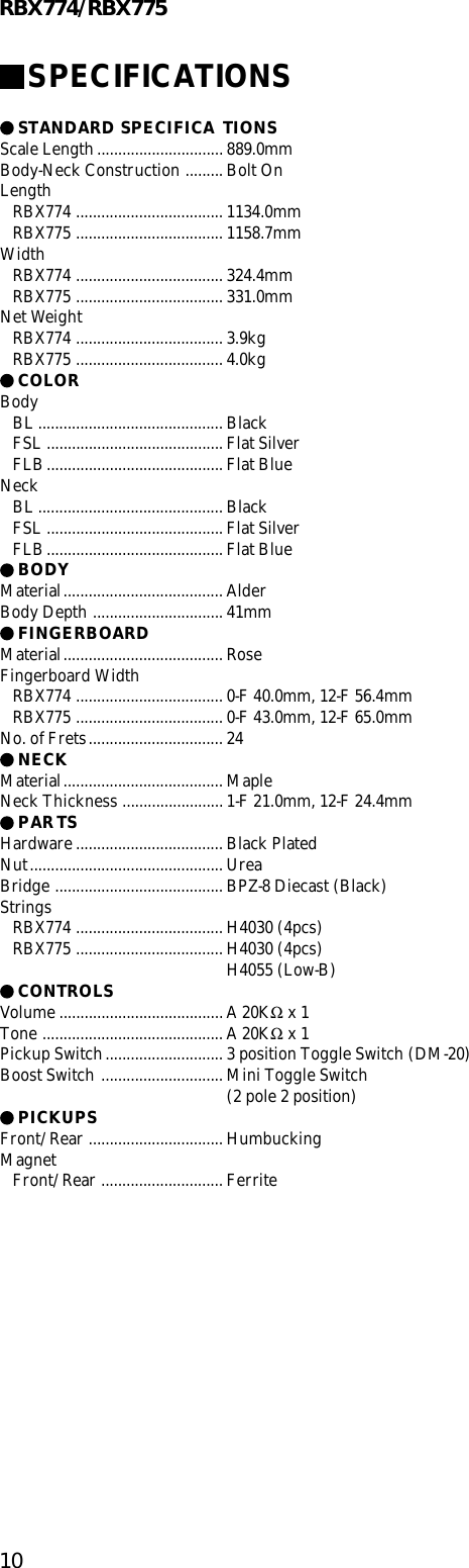 Page 10 of 10 - Yamaha Guitar-Electric-Bass-Users-Manual ELECTRIC BASS  Yamaha-guitar-electric-bass-users-manual