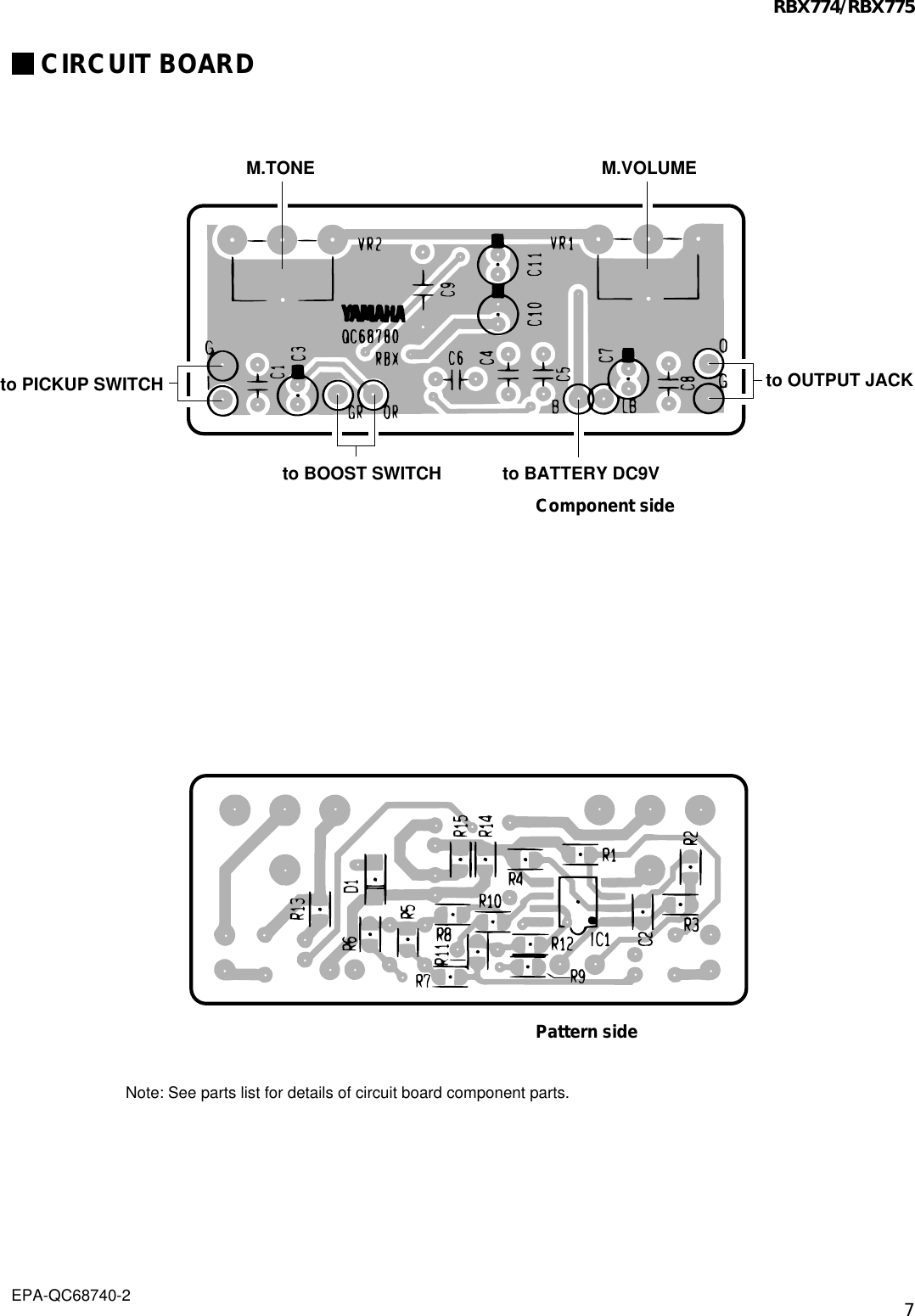 Page 7 of 10 - Yamaha Guitar-Electric-Bass-Users-Manual ELECTRIC BASS  Yamaha-guitar-electric-bass-users-manual