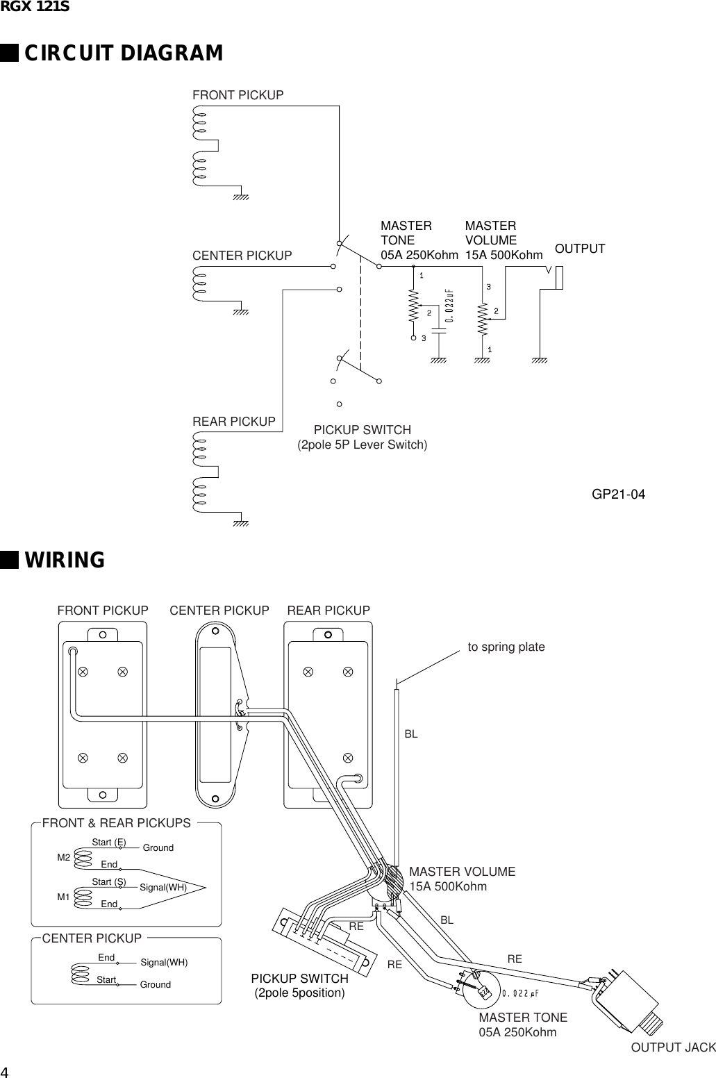 Yamaha Electric Guitar Wiring Diagram - Wiring Diagram Schemas