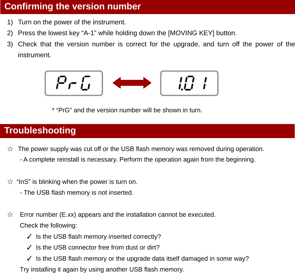 Page 2 of 2 - Yamaha MODUS H11 Installation Procedure Firmware Upgrade - For En