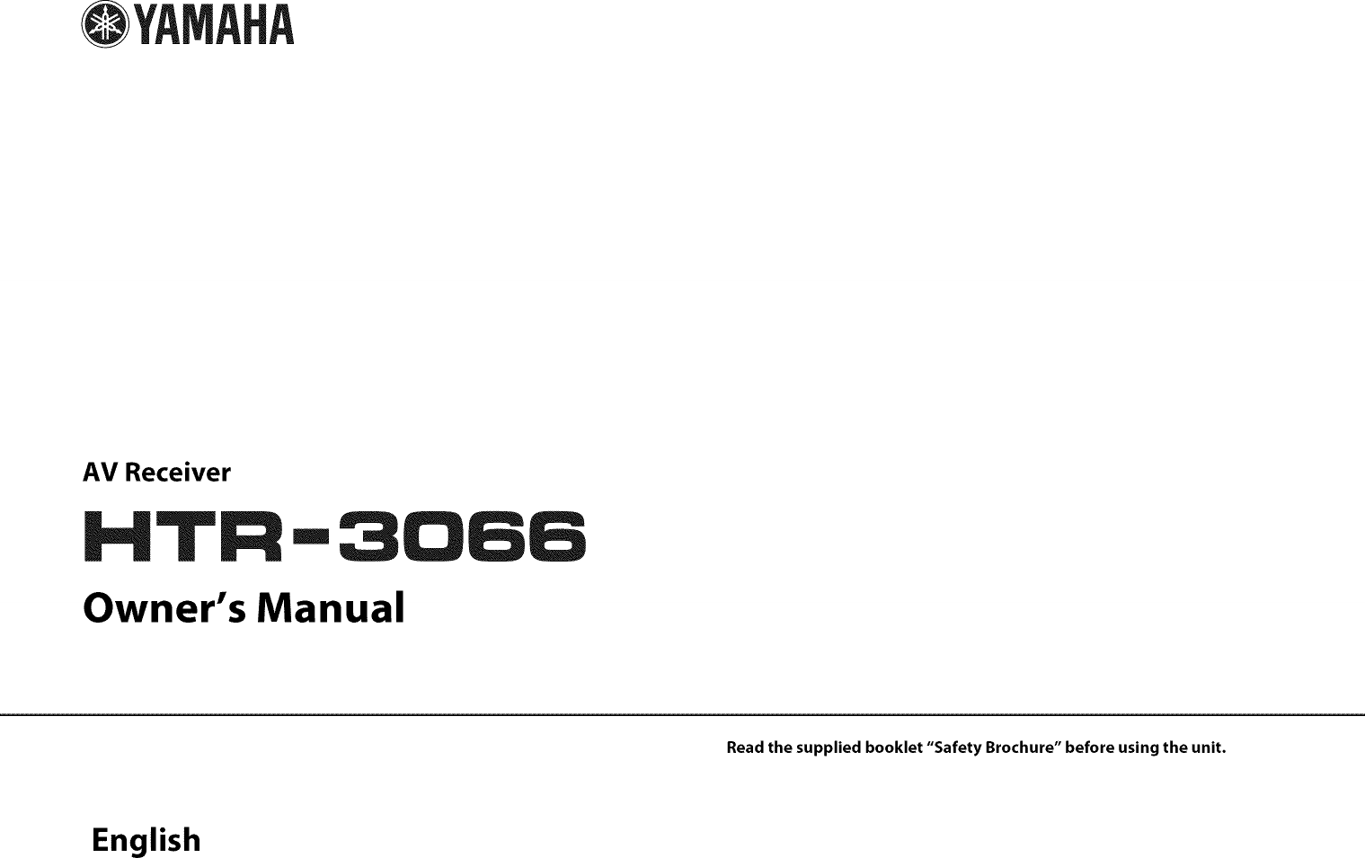 yamaha htr 3066 manual pdf