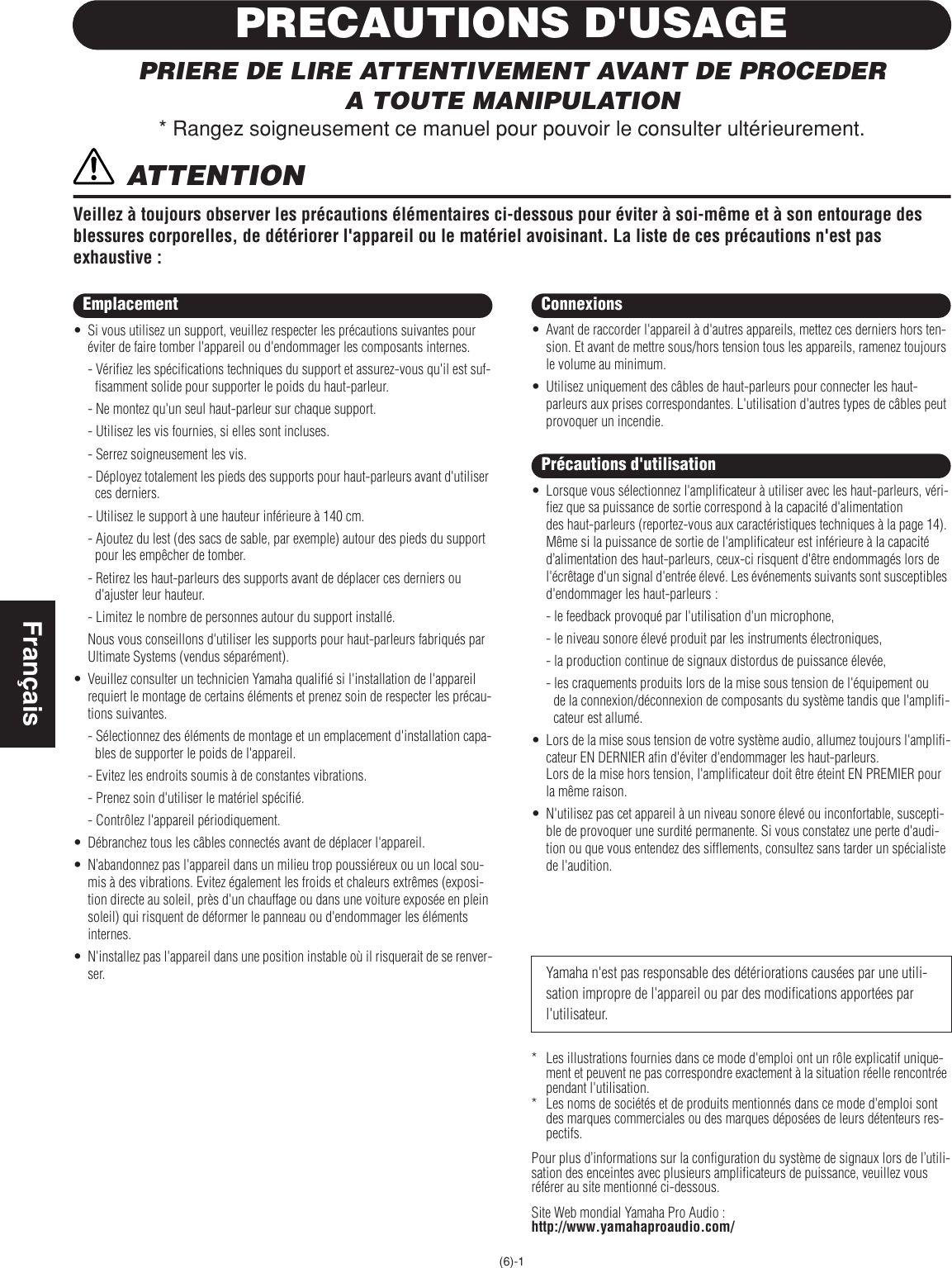 Page 3 of 7 - Yamaha If2108W-Owners-Manual IF2108/2208_J  Yamaha-if2108w-owners-manual