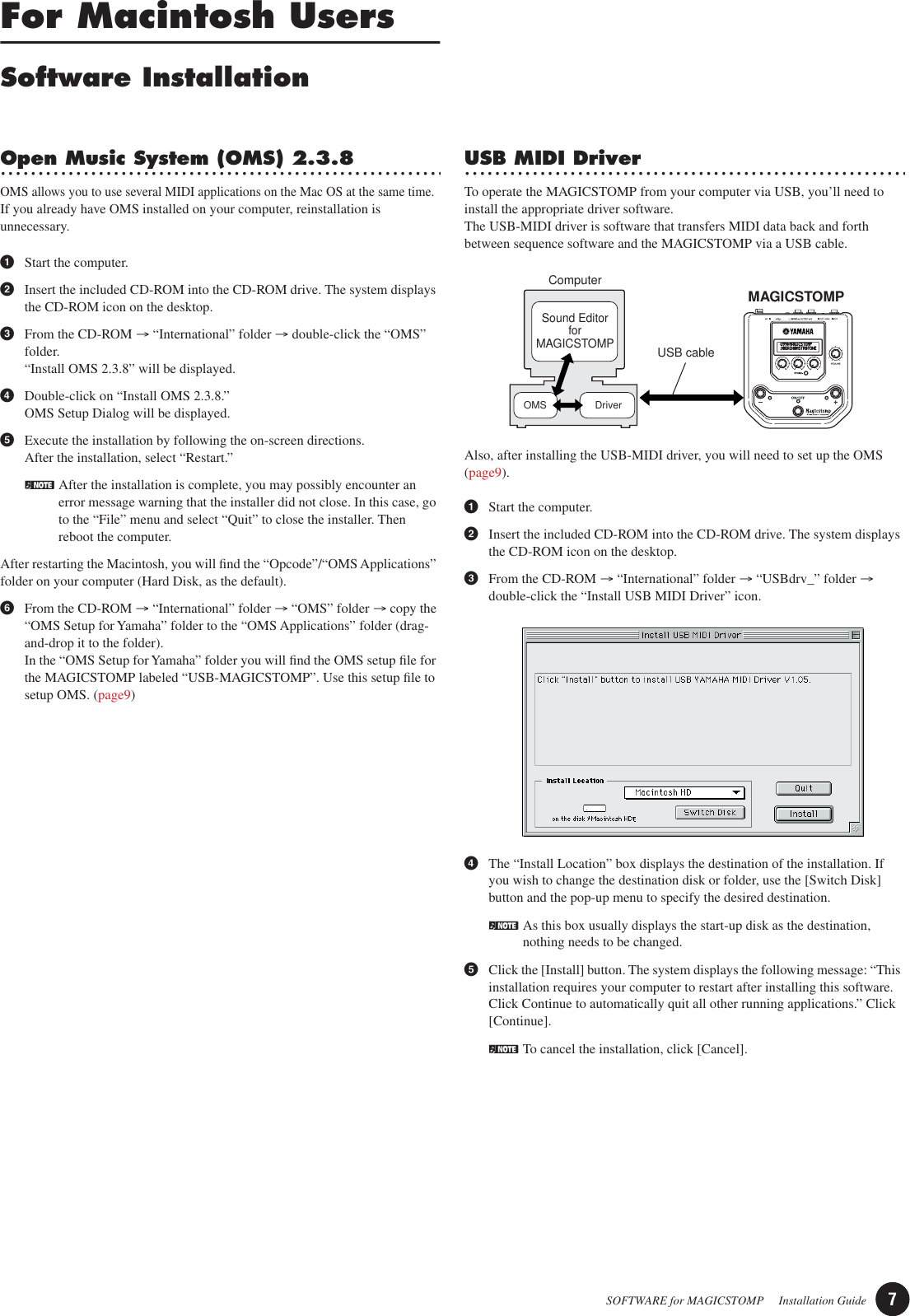 Page 7 of 11 - Yamaha  Installation Guide Install E