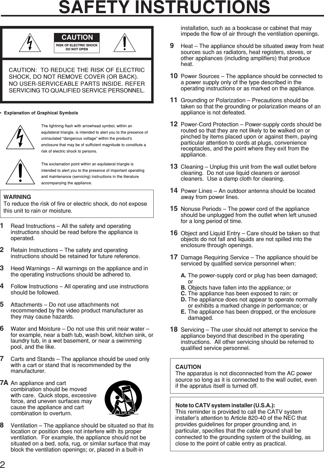 Page 2 of 8 - Yamaha KP-300E 1-En 01-03 KP-300 OWNER'S MANUAL