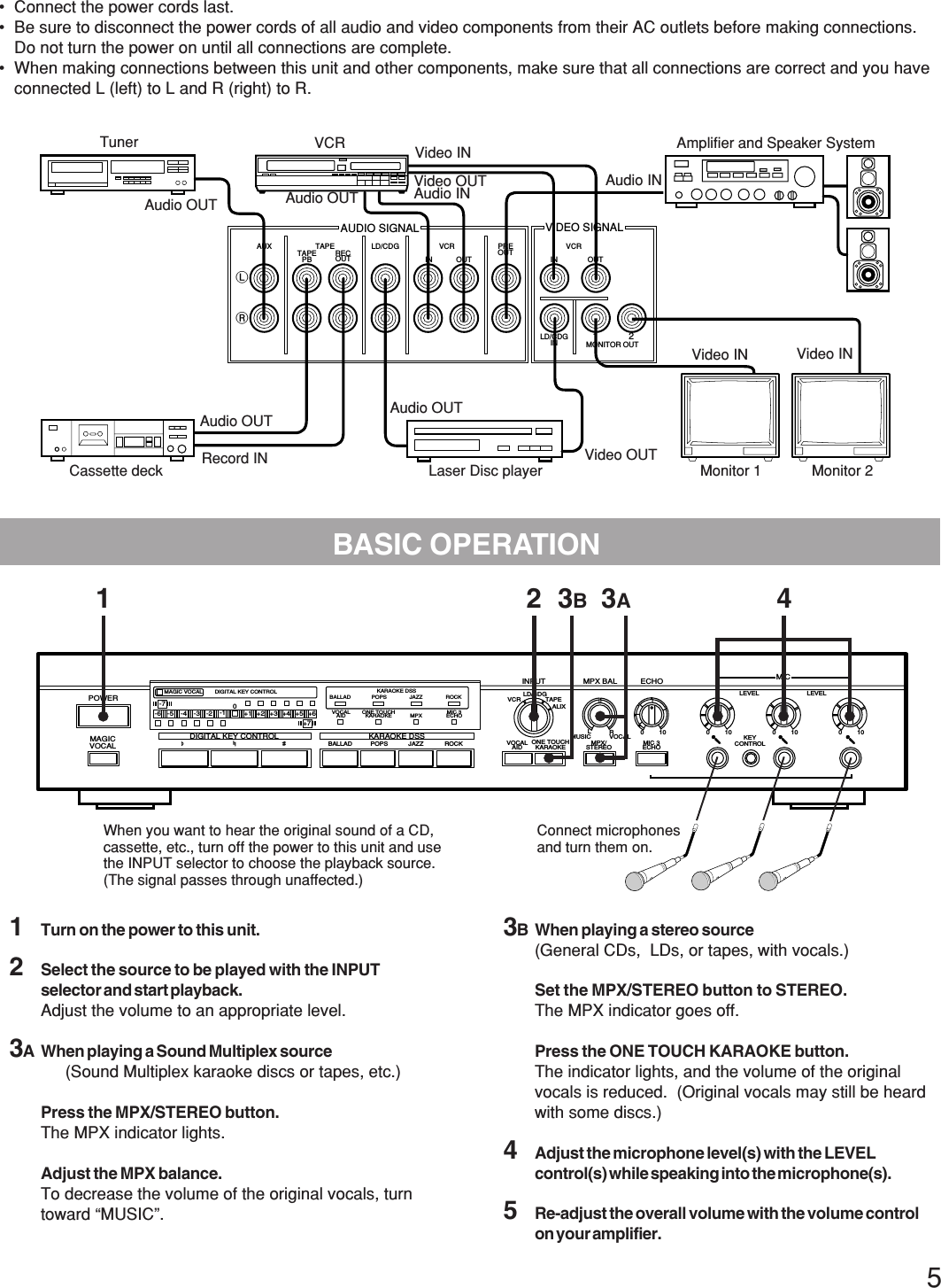 Page 5 of 8 - Yamaha KP-300E 1-En 01-03 KP-300 OWNER'S MANUAL
