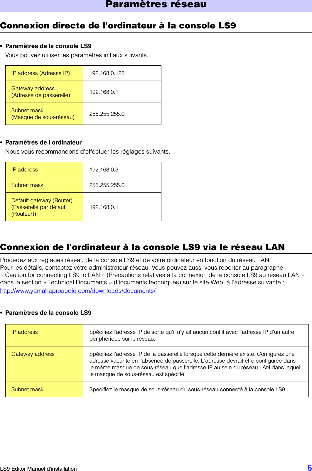 Page 6 of 9 - Yamaha LS9 Editor Installation Guide LS9-16/LS9-32 LS9editor Fr Ig C0