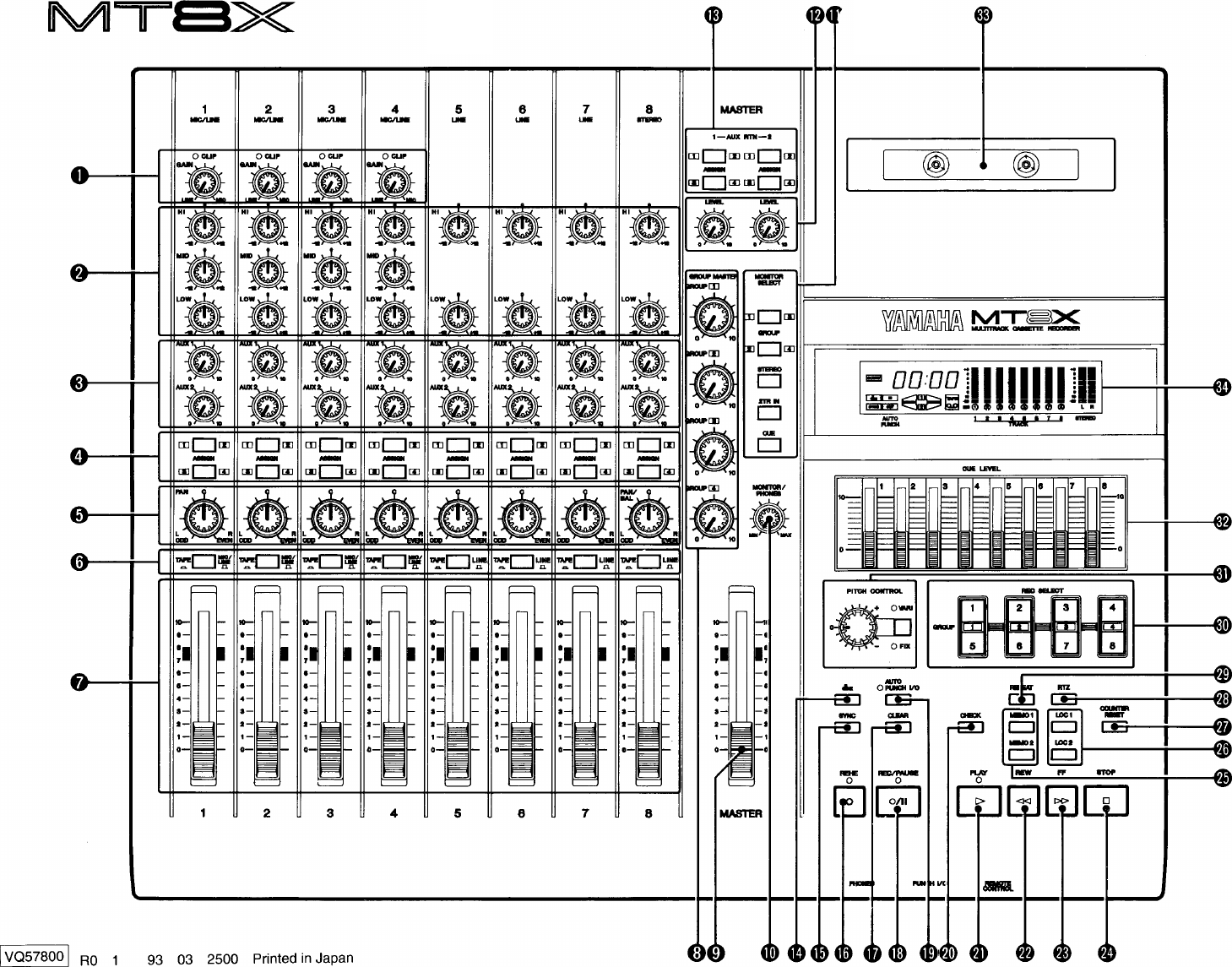 Page 1 of 2 - Yamaha Mt8X-Owners-Manual  Yamaha-mt8x-owners-manual