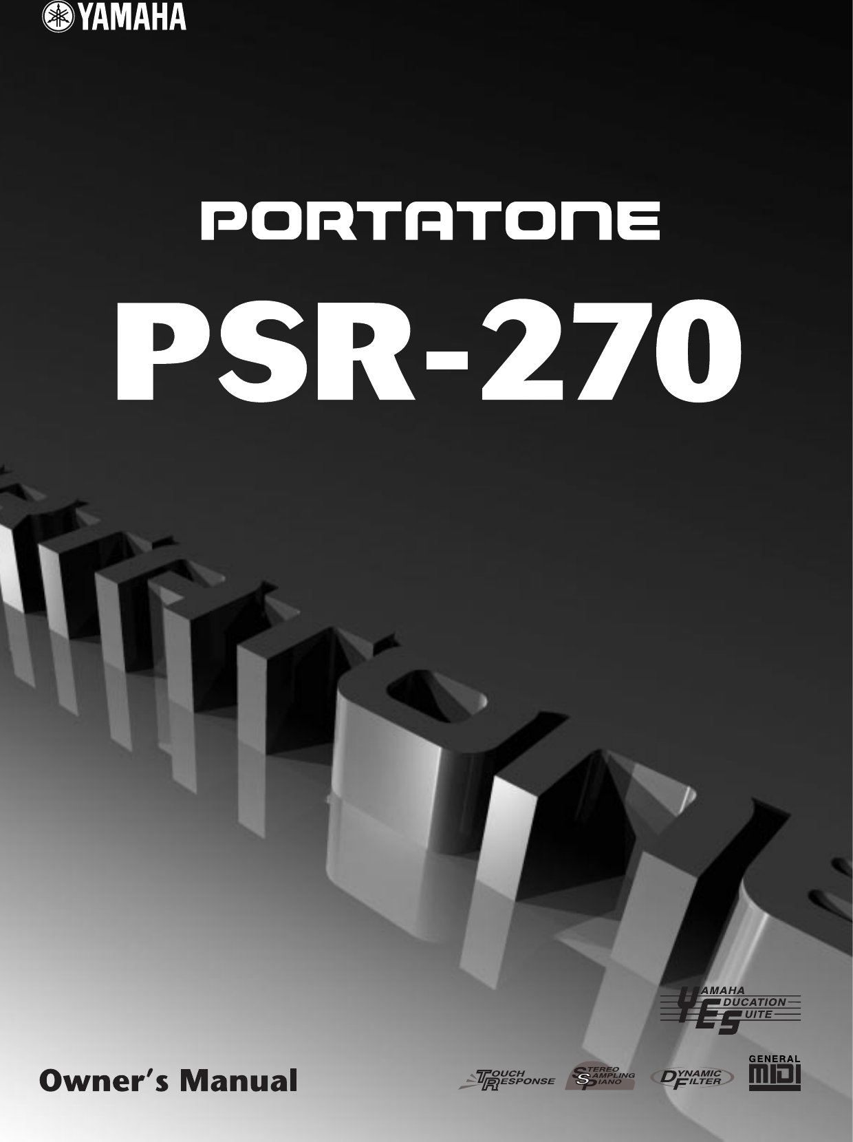 Yamaha Musical Instrument Amplifier Portatone Users Manual