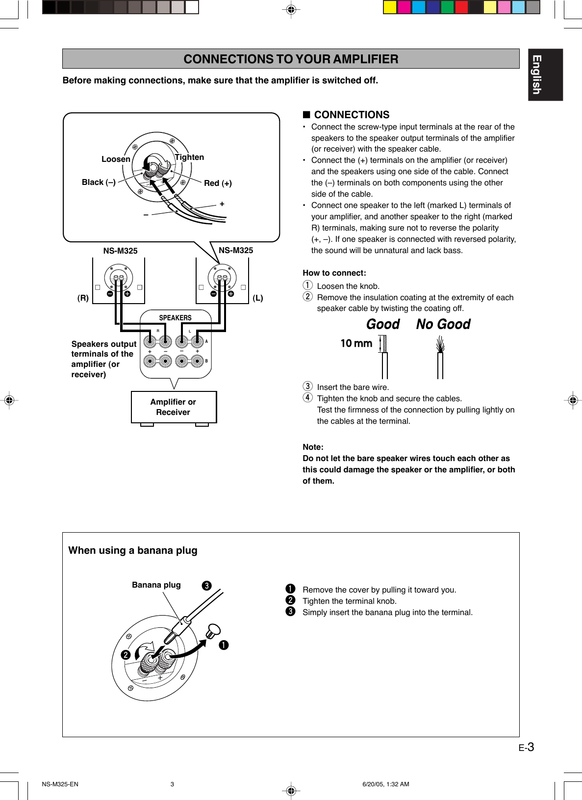 Page 3 of 4 - Yamaha Ns-M325-Owners-Manual  Yamaha-ns-m325-owners-manual