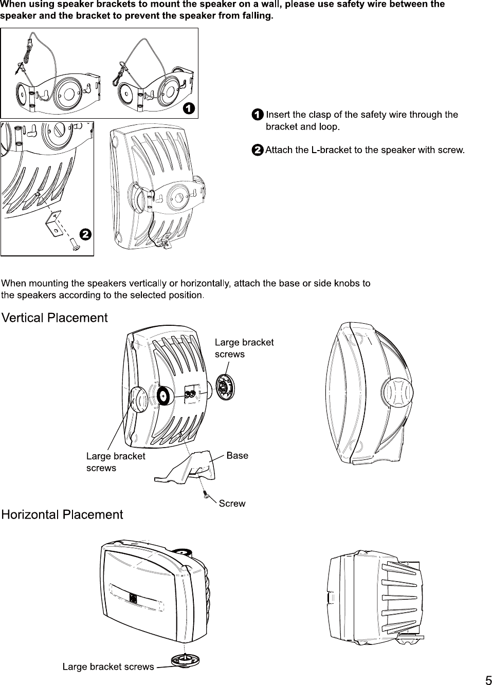 Page 6 of 12 - Yamaha NS-AW350_English Manual_200629 NS-AW350 Owner's Manual Owners-Manual-NS-AW350 USA