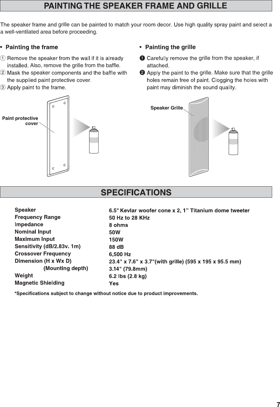 Page 7 of 8 - Yamaha NS-IW960_English Manual_P1-P8_200604 NS-IW960 Owner's Manual Owners-Manual-NS-IW960 USA