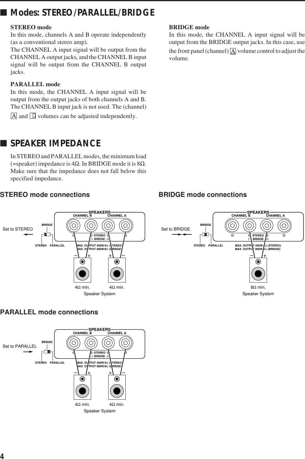 Page 6 of 12 - Yamaha P1600-Owners-Manual P4500/3200/1600_E O/M  Yamaha-p1600-owners-manual