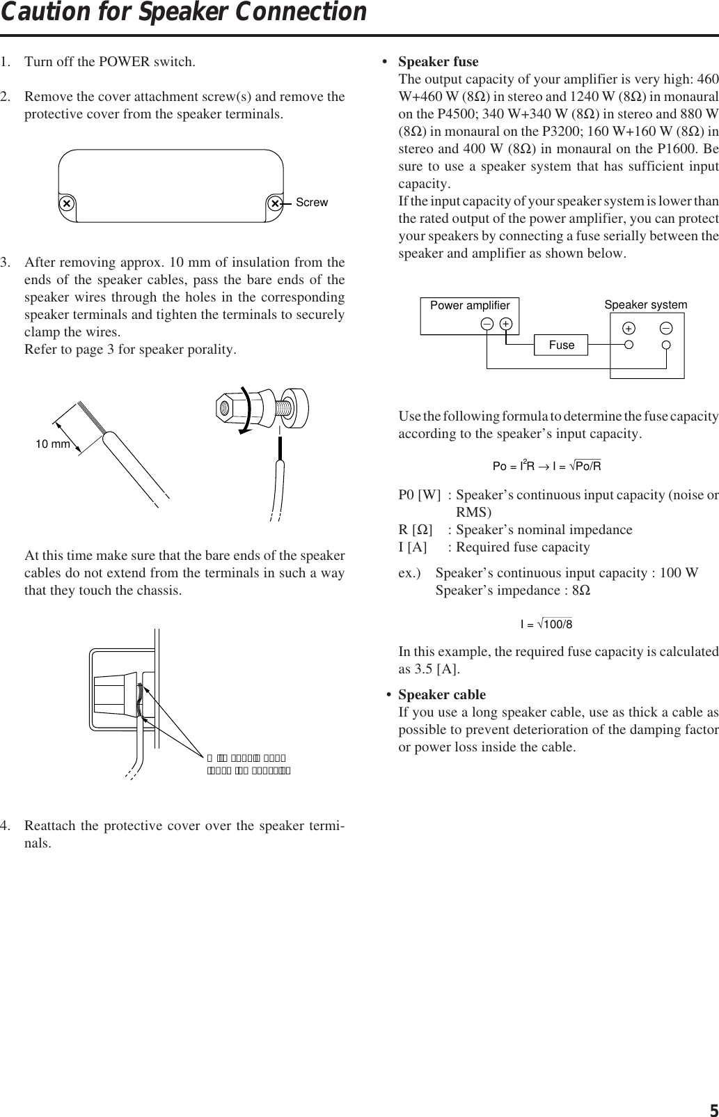 Page 7 of 12 - Yamaha P1600-Owners-Manual P4500/3200/1600_E O/M  Yamaha-p1600-owners-manual