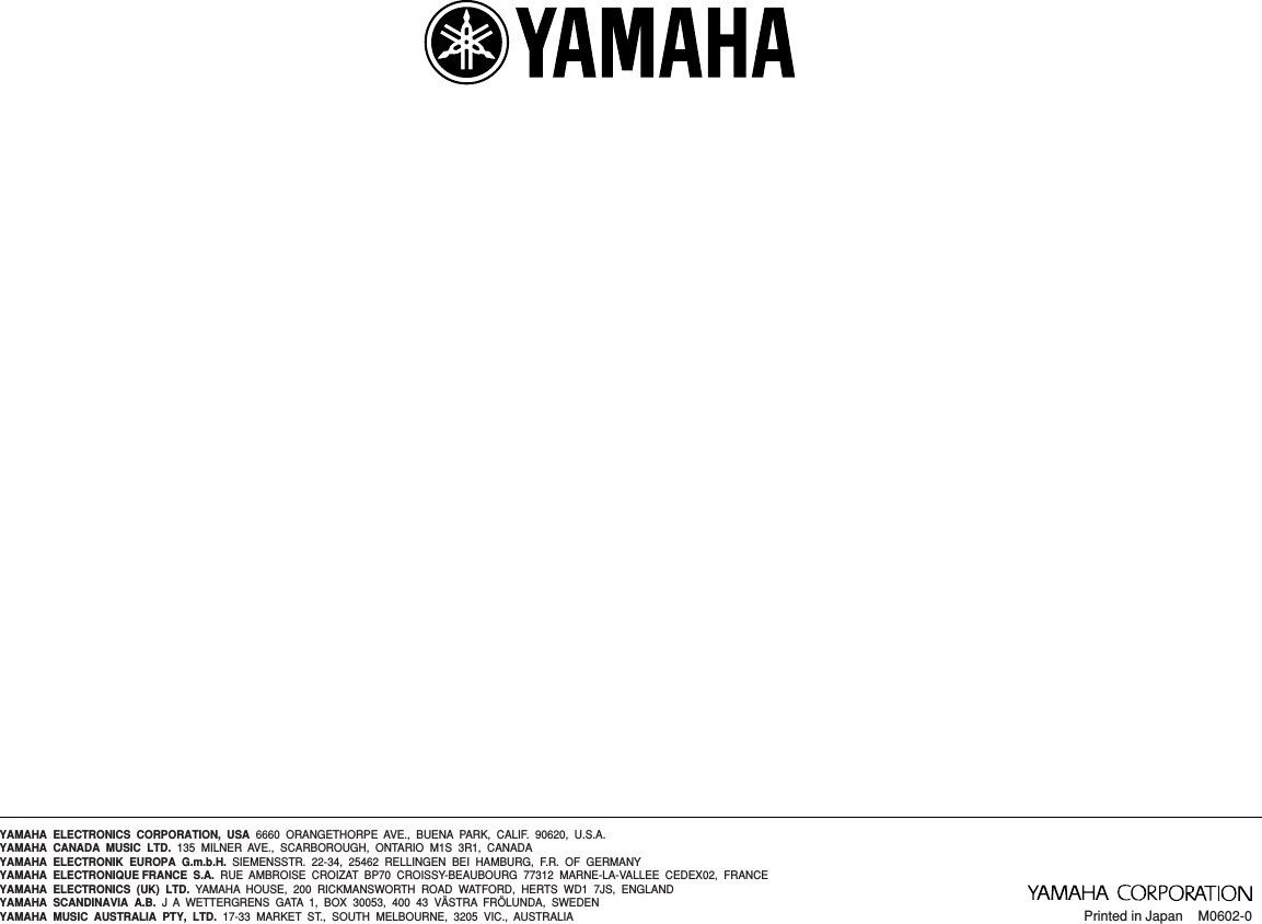 Yamaha PDS_150_3…Ł“‚ PDS 150 OWNER'S MANUAL PDS150