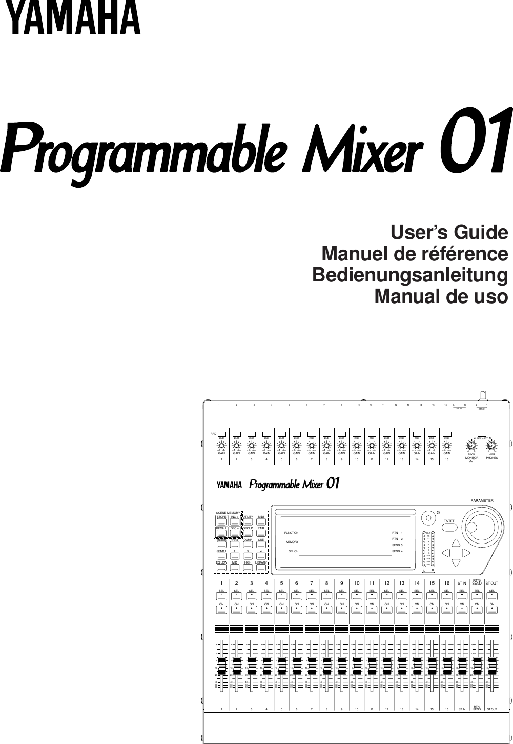 Yamaha Programmable Mixer 01_Bedienungsanleitung_G 01 Owner's Manual