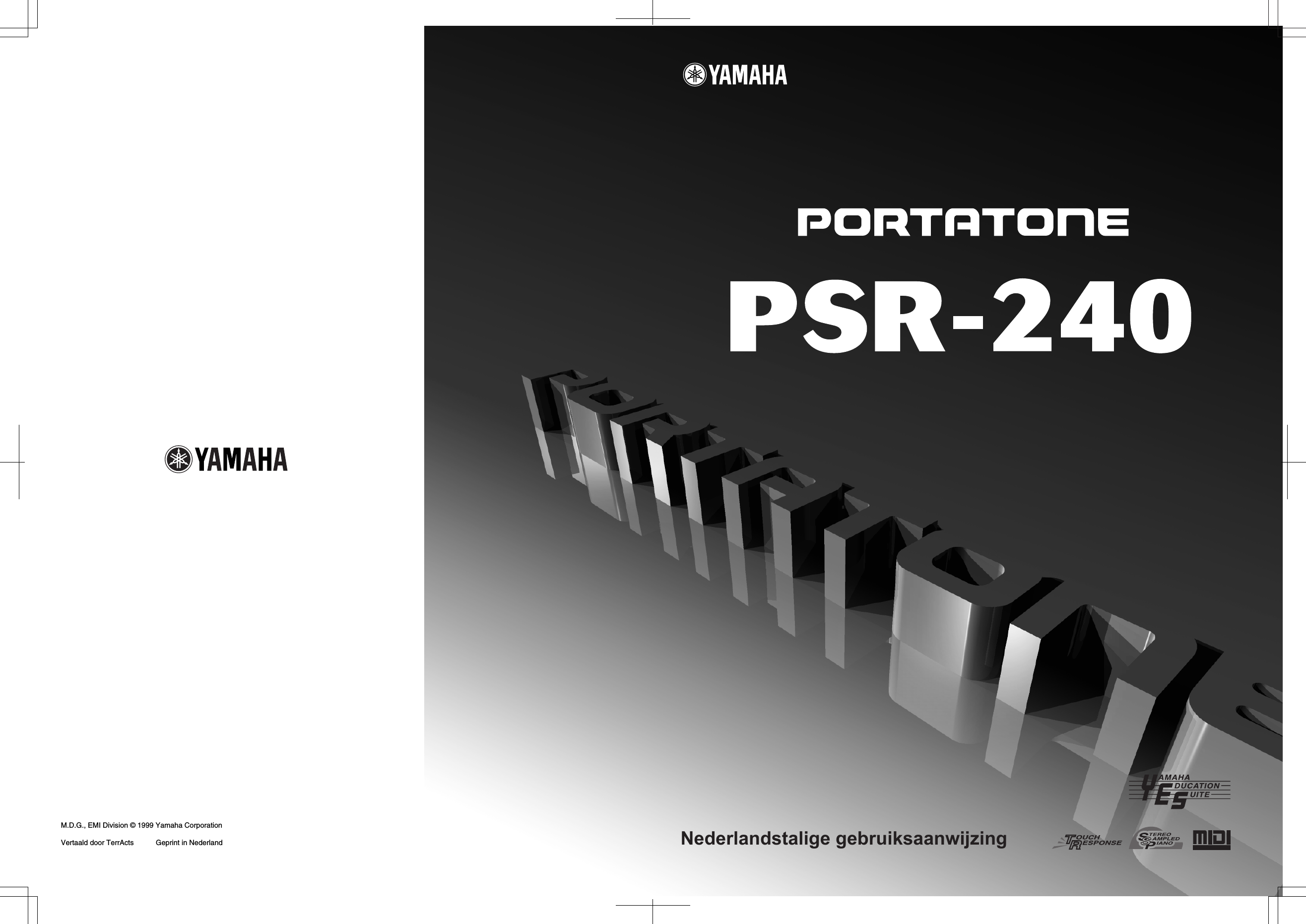 Yamaha PSR 240 Owner s Manual PSR240Nl Yamaha PSR 240 Owner s Manual PSR240Nl