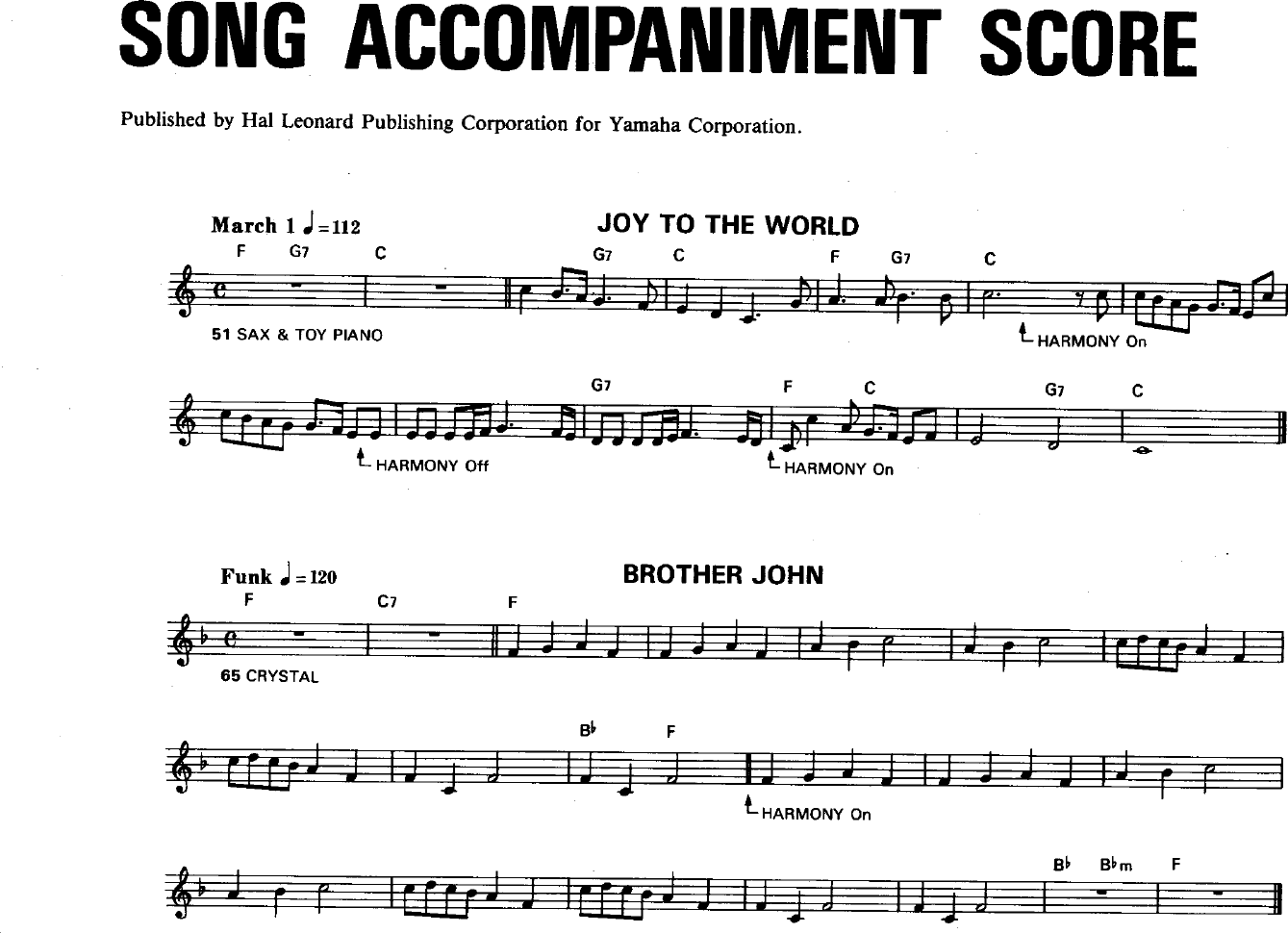 Page 6 of 11 - Yamaha  PSR-2 Owner's Manual (Image) PSR2E