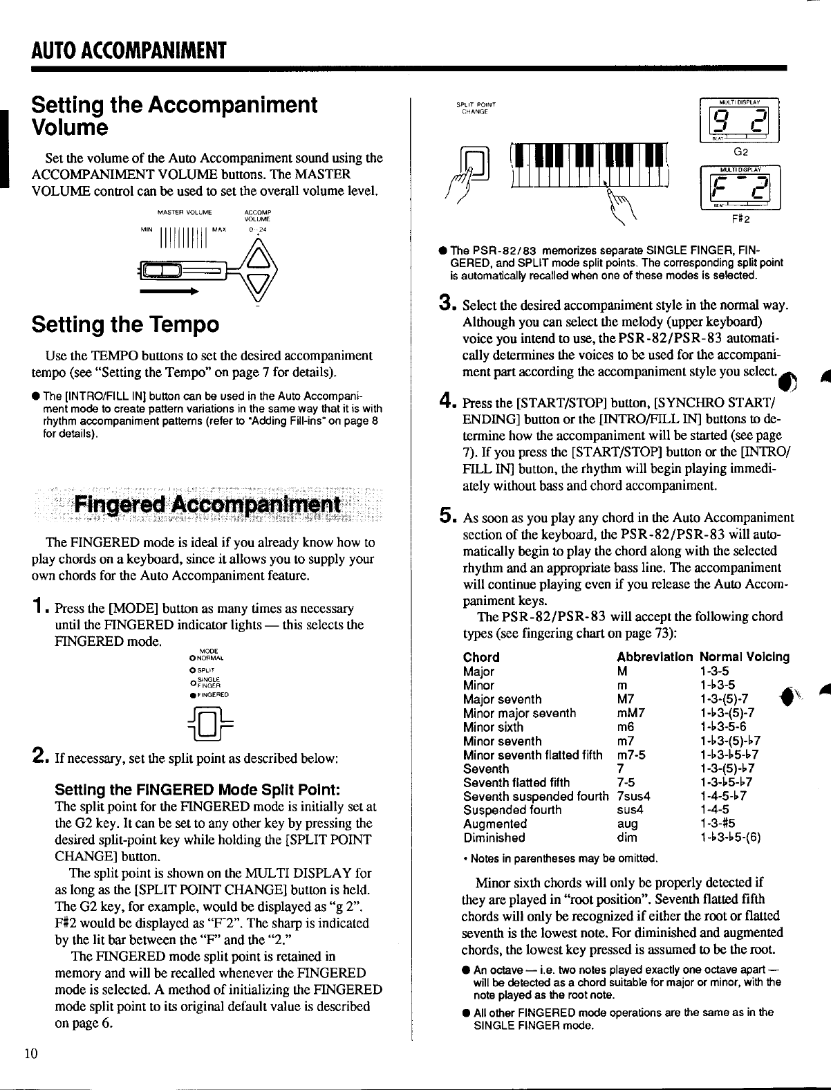 Yamaha PSR 83/PSR 82 Owner's Manual (Image) PSR83E