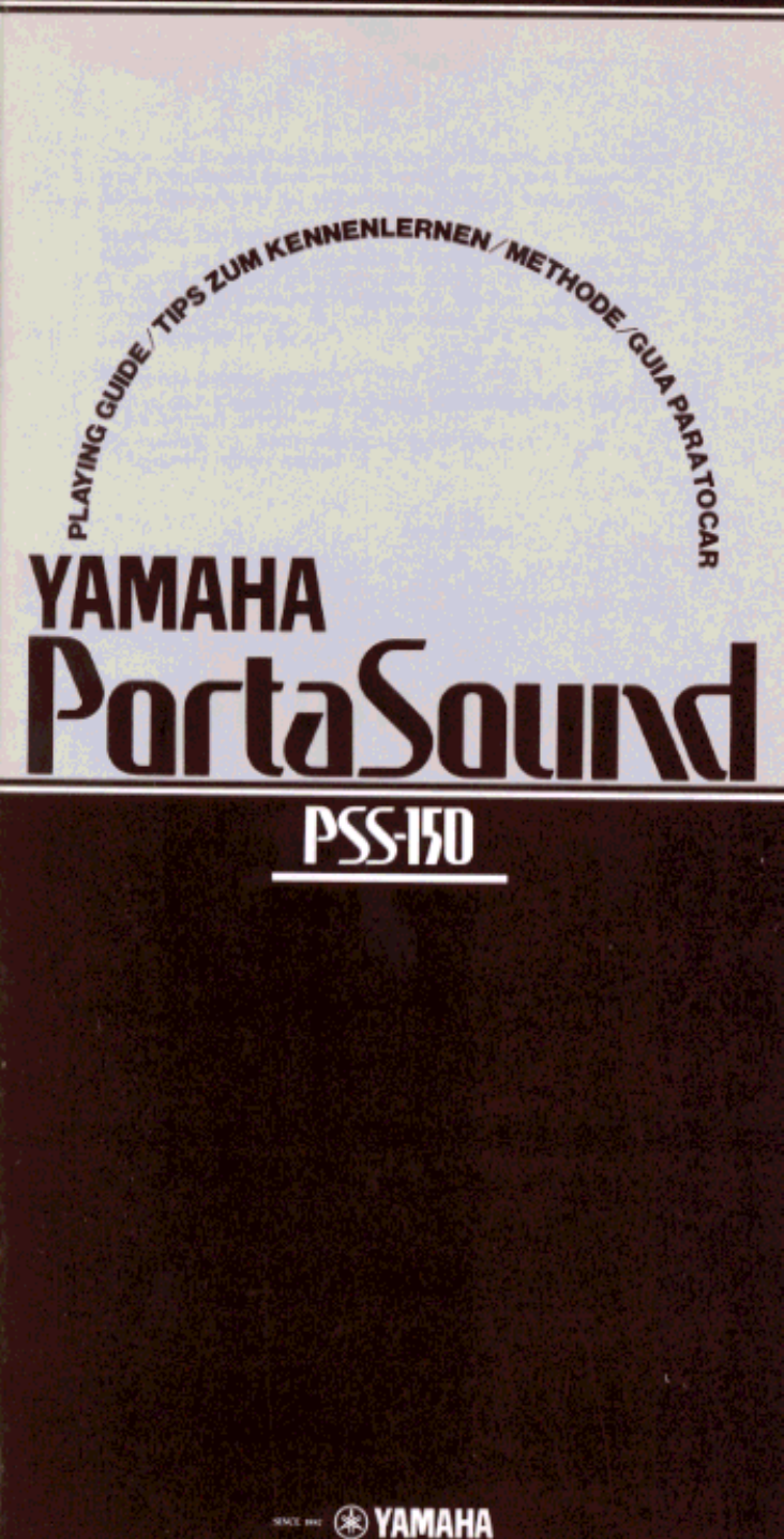 Page 1 of 11 - Yamaha  PSS-150 Owner's Manual PSS150E