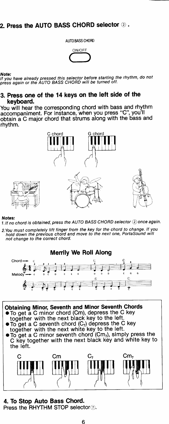 Page 7 of 11 - Yamaha  PSS-150 Owner's Manual PSS150E