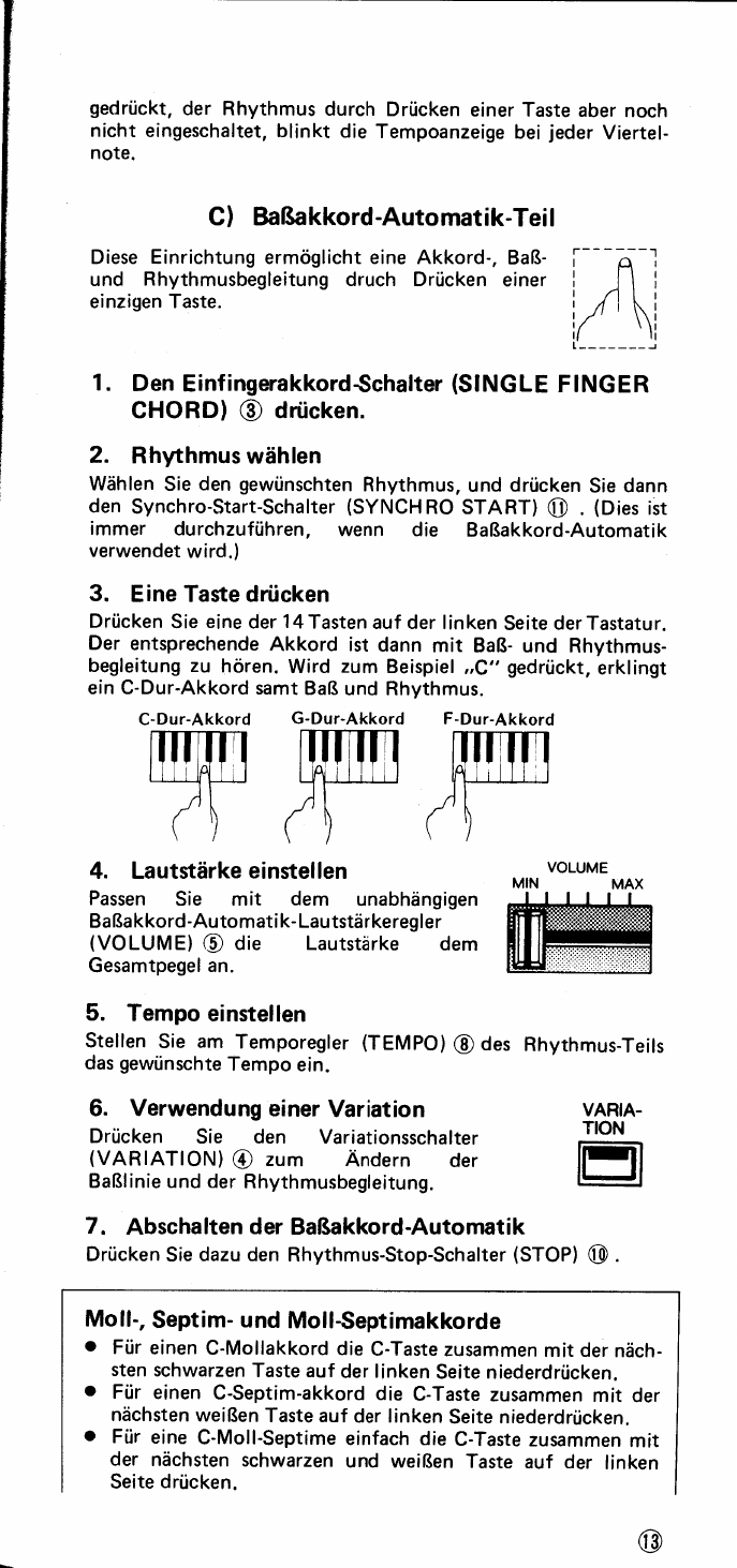 Page 6 of 10 - Yamaha  PSS-401 Owner's Manual PSS401G
