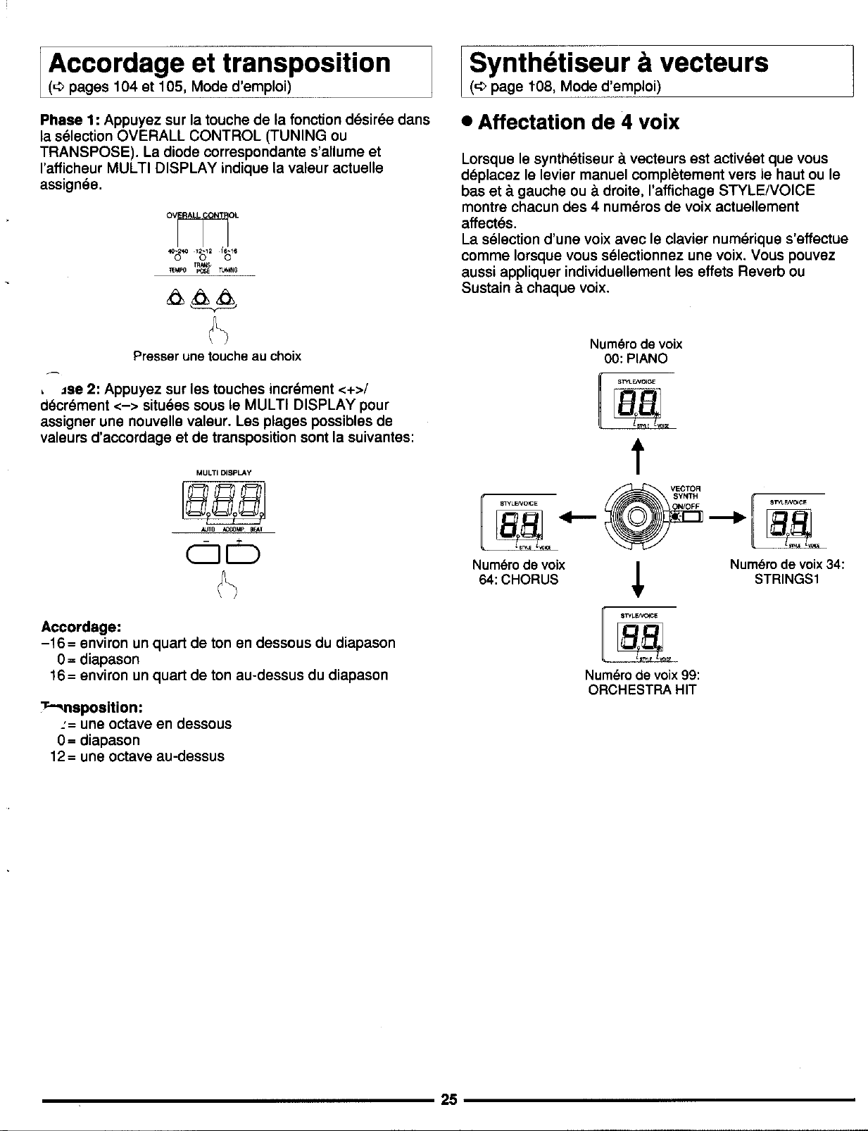 Page 5 of 10 - Yamaha  PSS-795 Quick Reference (Image) PSS795F2