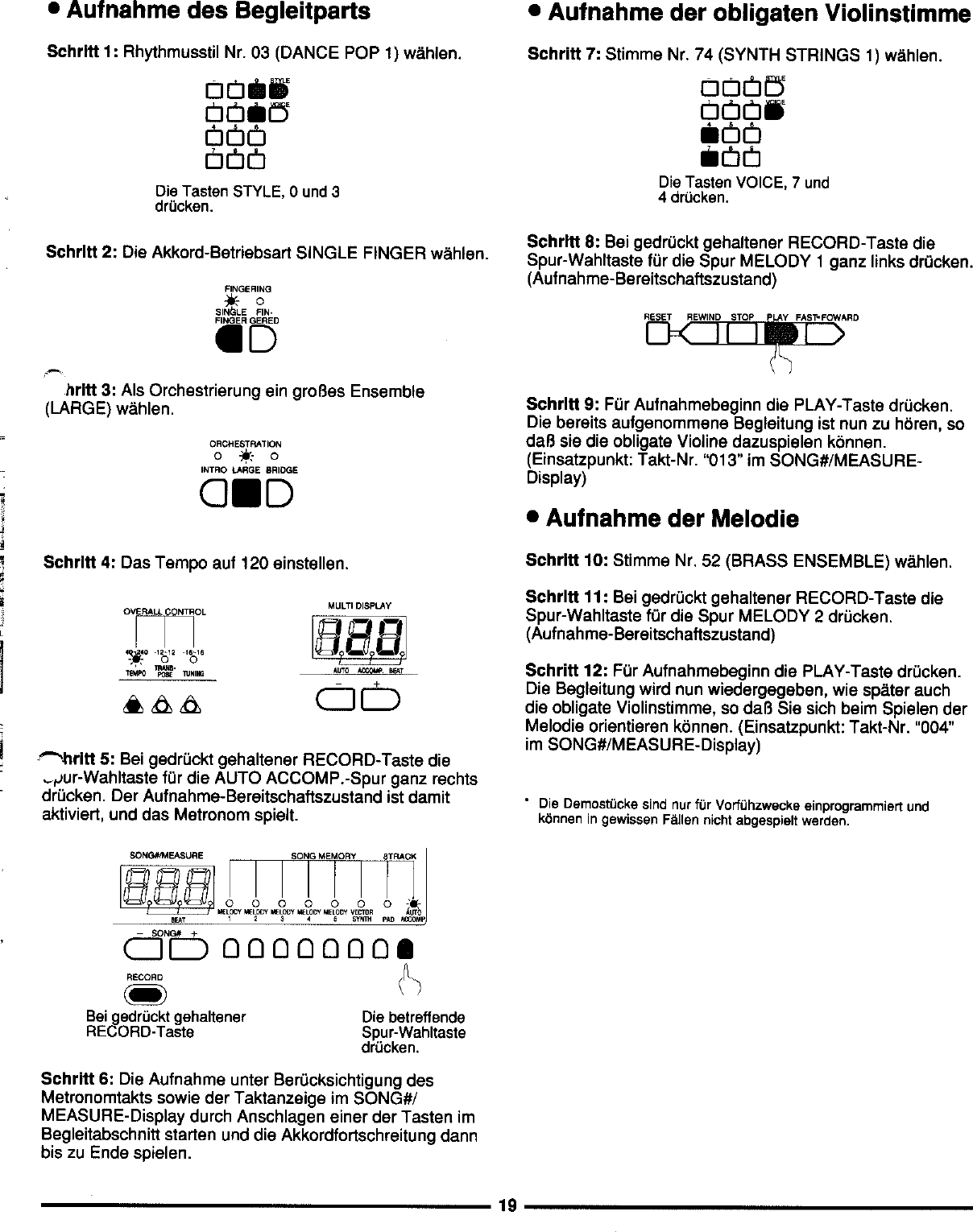 Page 9 of 10 - Yamaha  PSS-795 Quick Reference (Image) PSS795G2