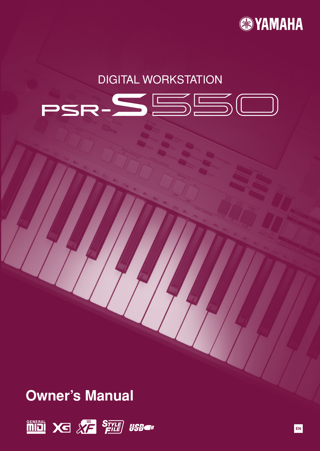 Yamaha Psr S550 Owners Manual Owner S