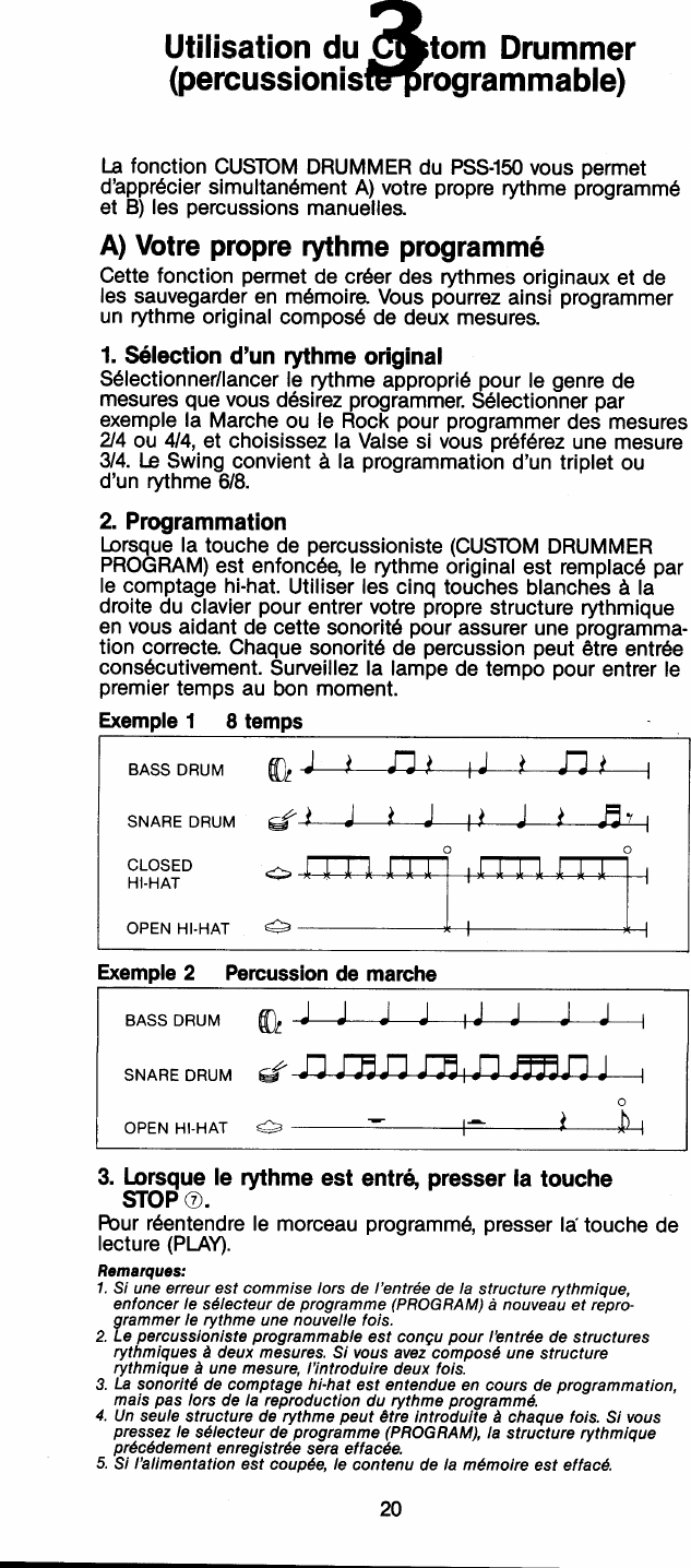 Page 5 of 11 - Yamaha Pss-150-Owners-Manual Yamaha-pss-150-owners-manual