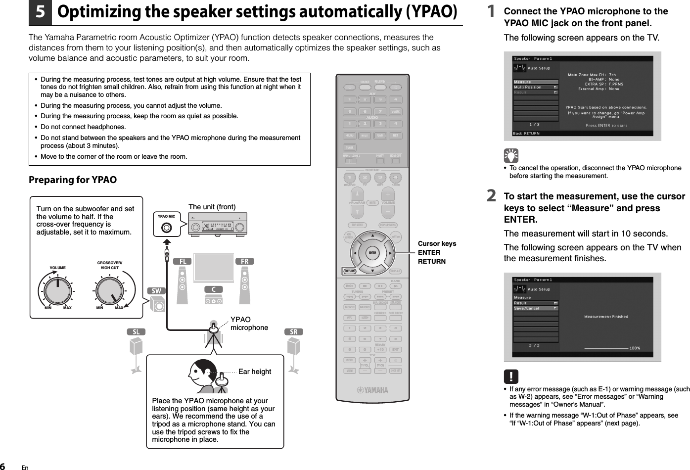 Yamaha RX A1020 Easy Setup Guide