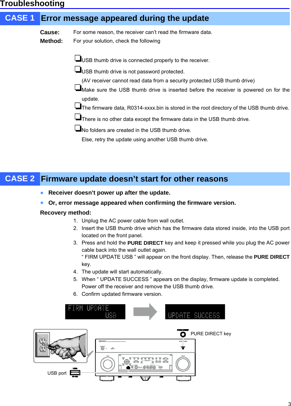 Page 3 of 3 - Yamaha RX-A1020_RX-V1073 Firmware Update_Installation_Manual RXA1020 RXV1073 Update