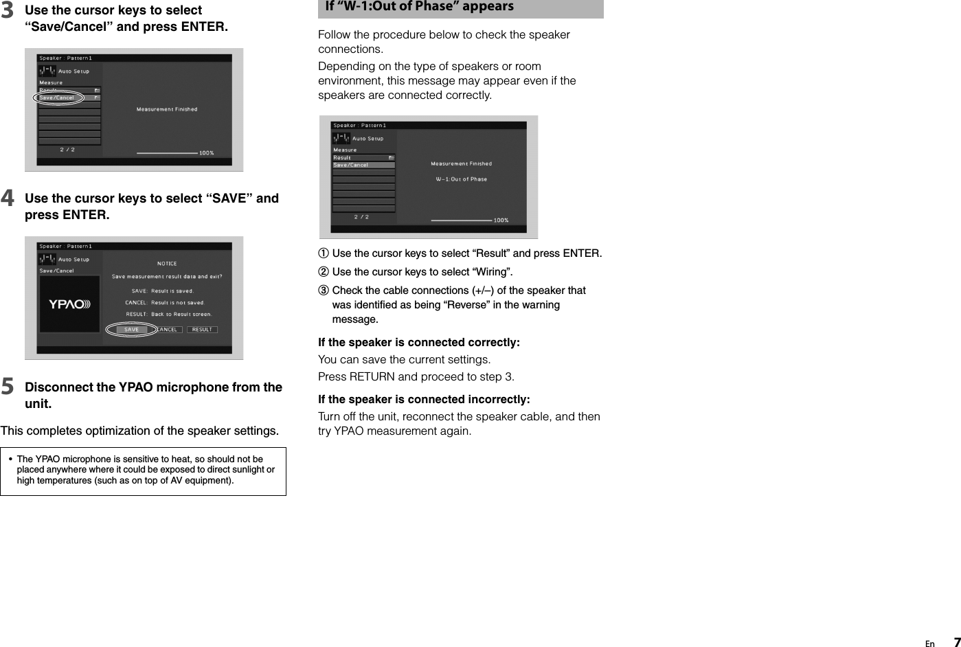 Page 7 of 8 - Yamaha  RX-A2020 Easy Setup Guide